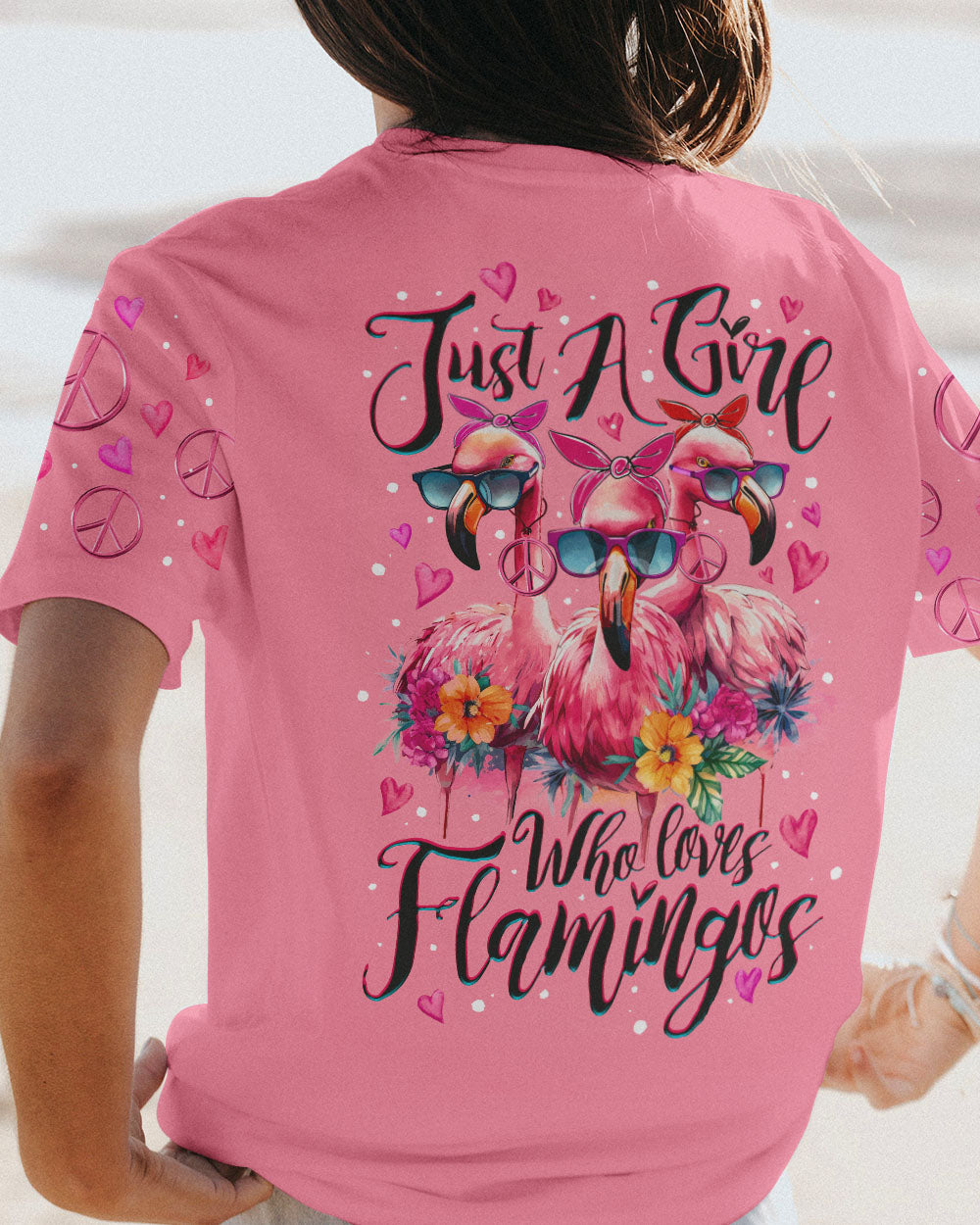 LOVES FLAMINGOS ALL OVER PRINT - TY0506231