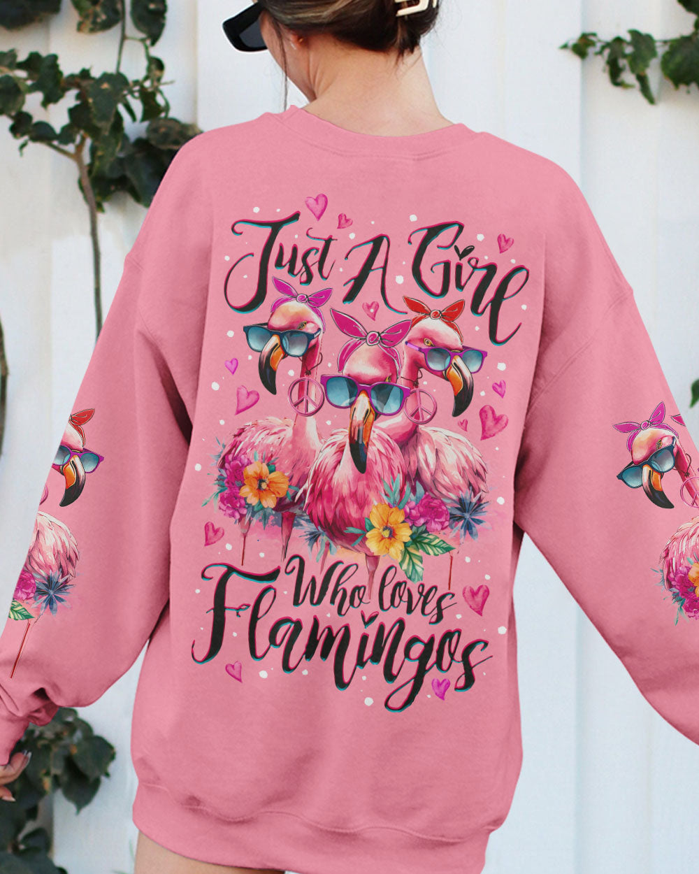 LOVES FLAMINGOS ALL OVER PRINT - TY0506231