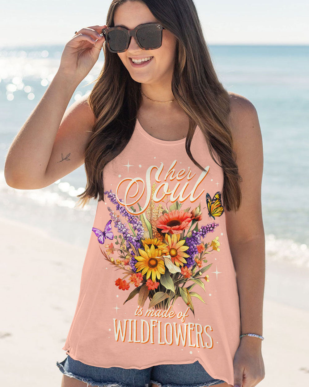 HER SOUL IS MADE OF WILDFLOWERS ALL OVER PRINT - TY0507231