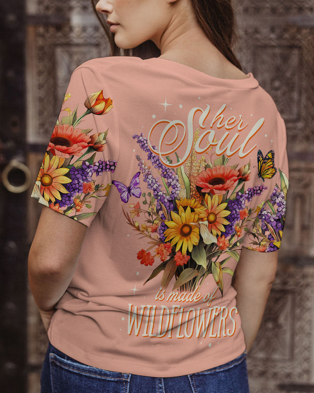 HER SOUL IS MADE OF WILDFLOWERS ALL OVER PRINT - TY0507231