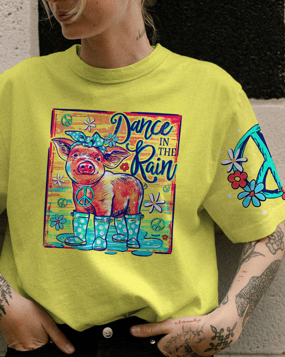 DANCE IN THE RAIN PIG ALL OVER PRINT - TY0507232