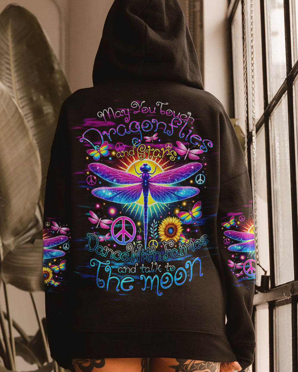 MAY YOU TOUCH DRAGONFLIES ALL OVER PRINT - TY0507241