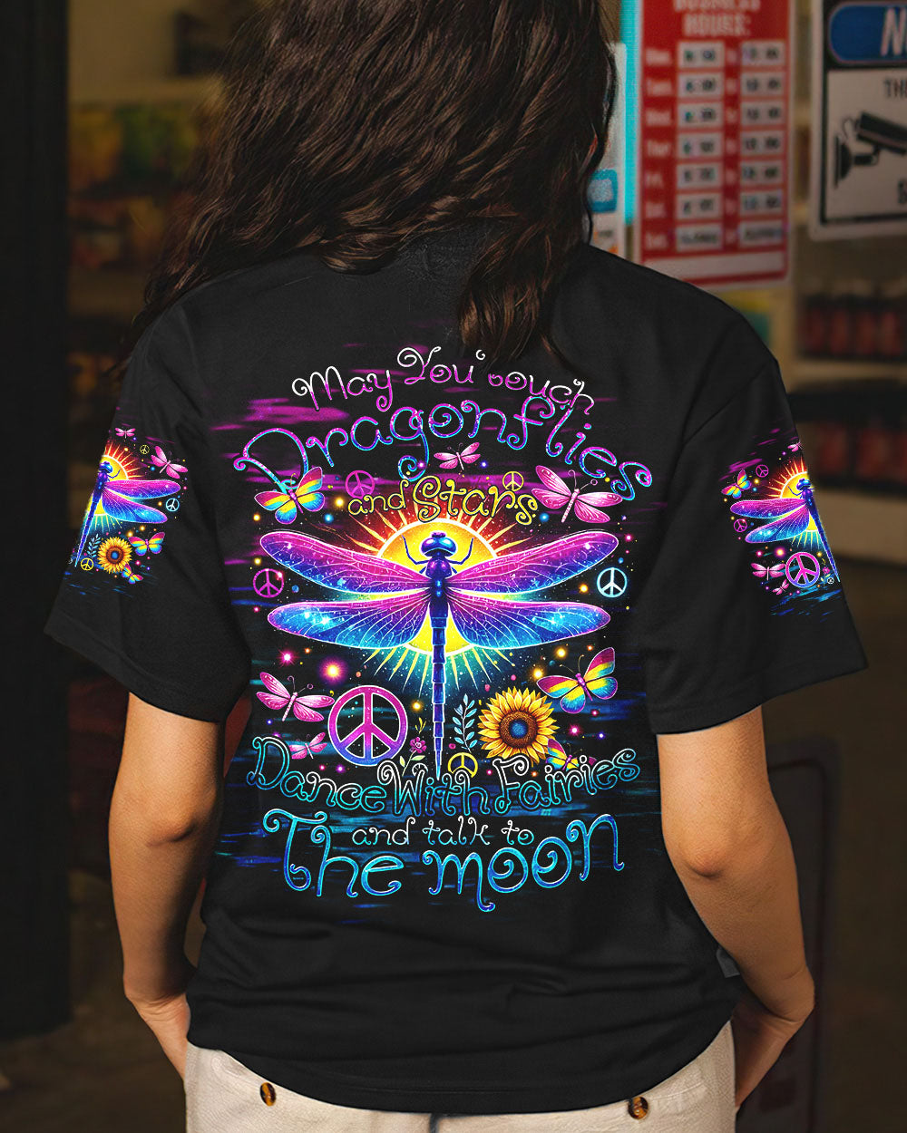 MAY YOU TOUCH DRAGONFLIES ALL OVER PRINT - TY0507241