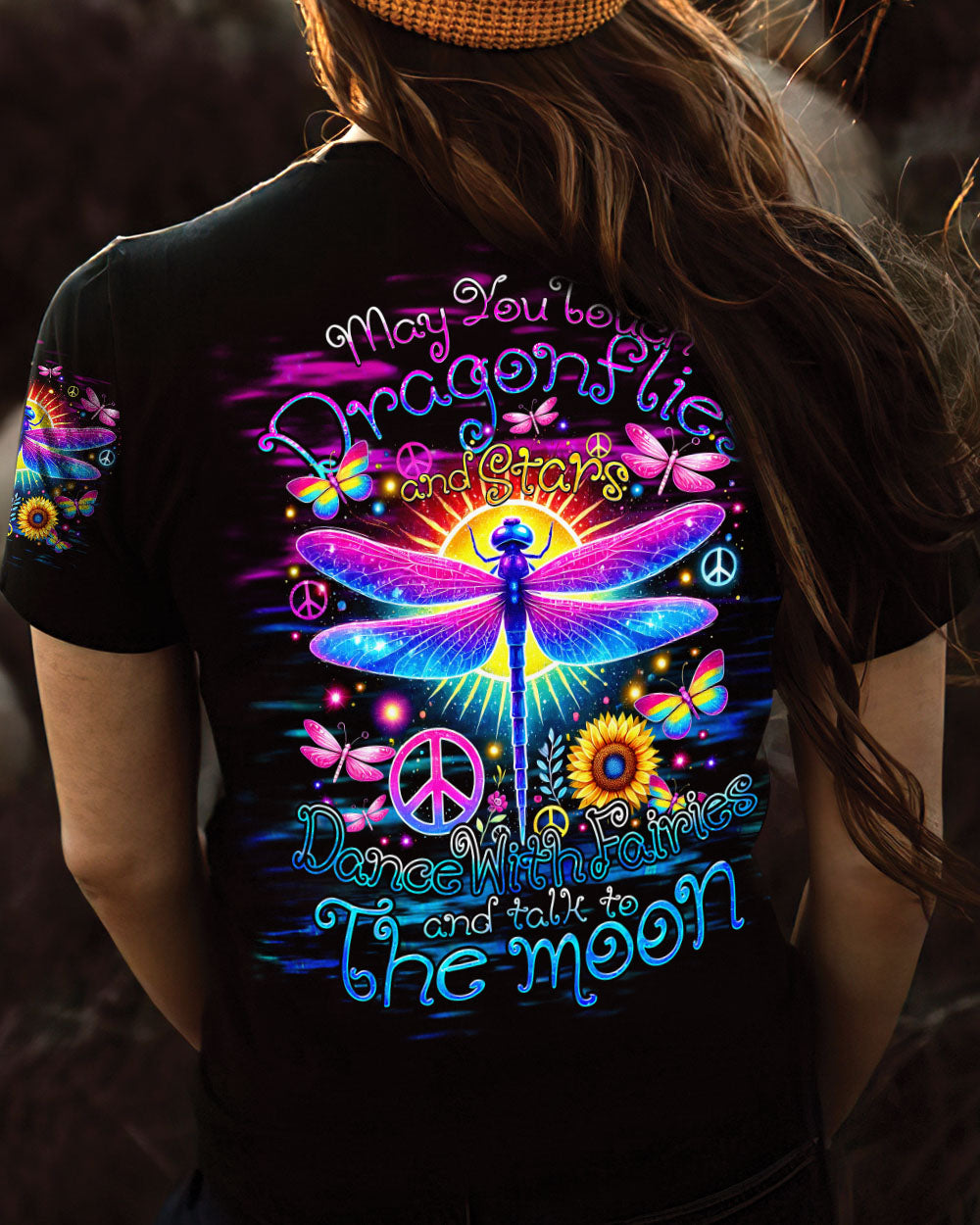 MAY YOU TOUCH DRAGONFLIES ALL OVER PRINT - TY0507241