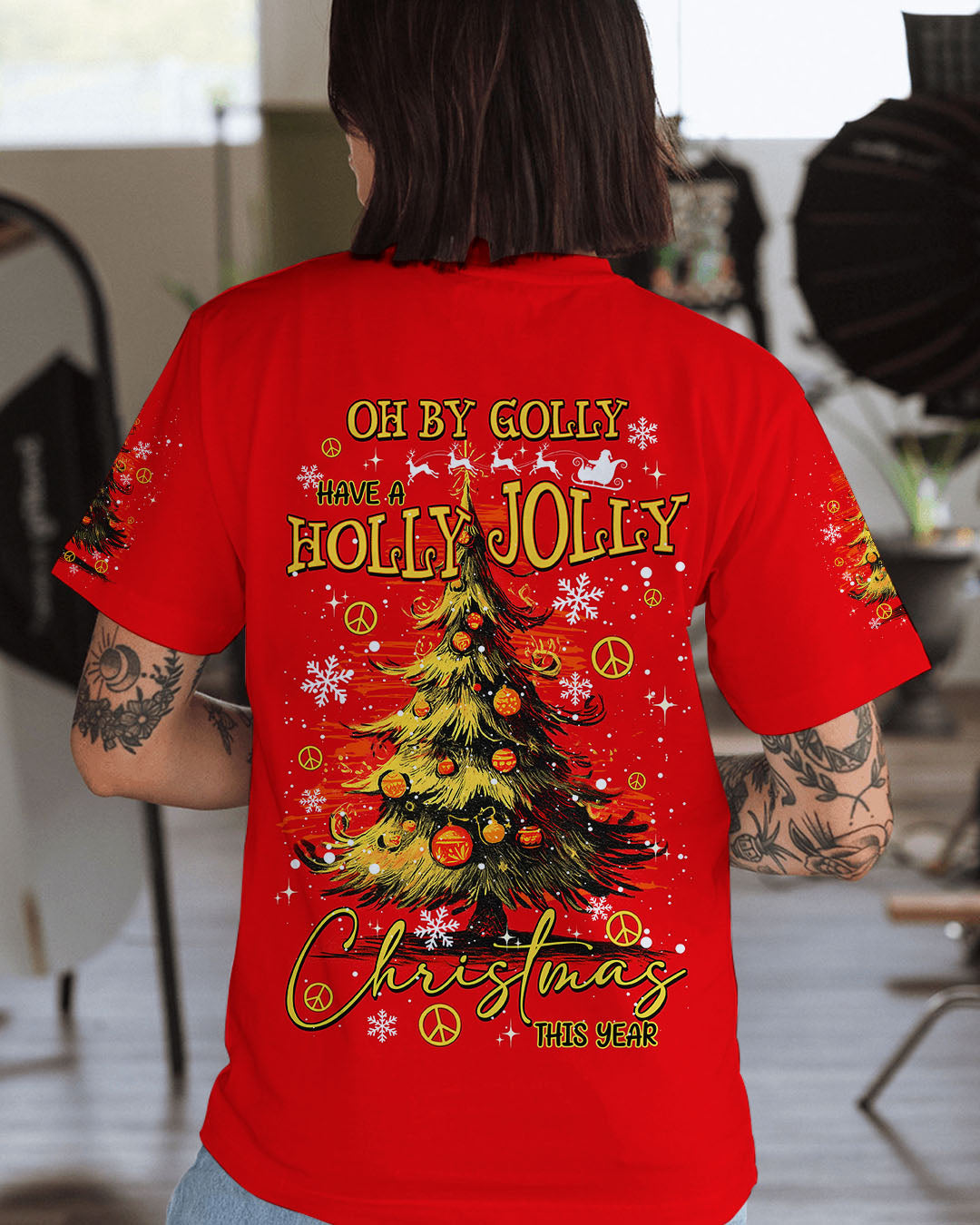 OH BY GOLLY CHRISTMAS ALL OVER PRINT - TY0511252