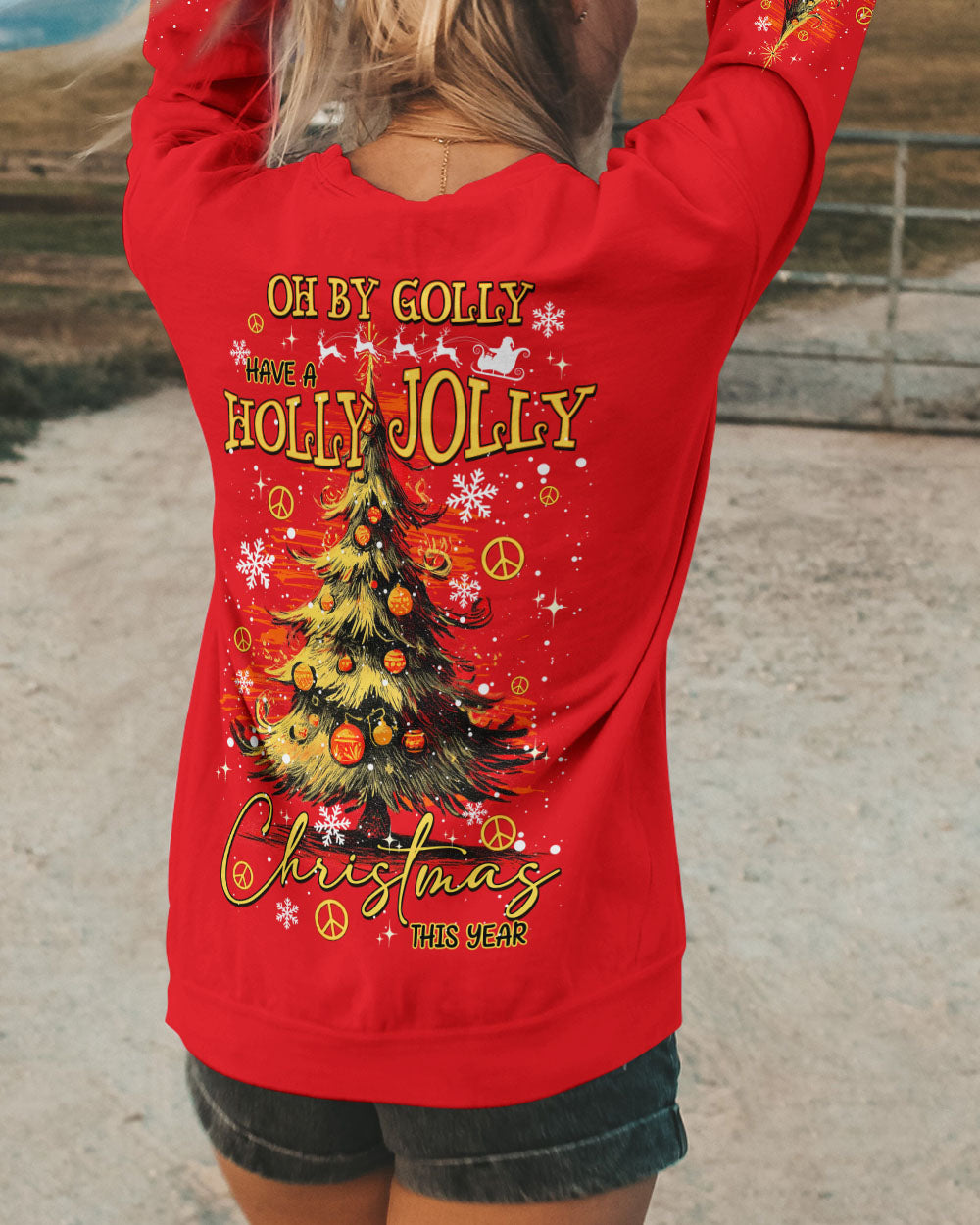 OH BY GOLLY CHRISTMAS ALL OVER PRINT - TY0511252