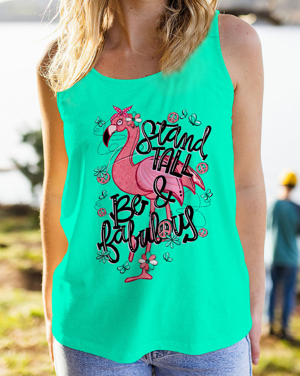 BE FABULOUS FLAMINGO ALL OVER PRINT - TY0607231