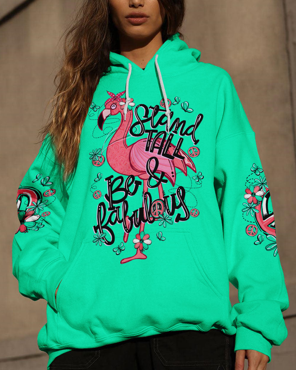 BE FABULOUS FLAMINGO ALL OVER PRINT - TY0607231