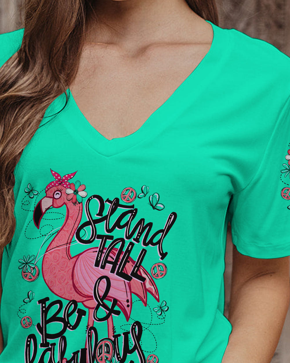 BE FABULOUS FLAMINGO ALL OVER PRINT - TY0607231