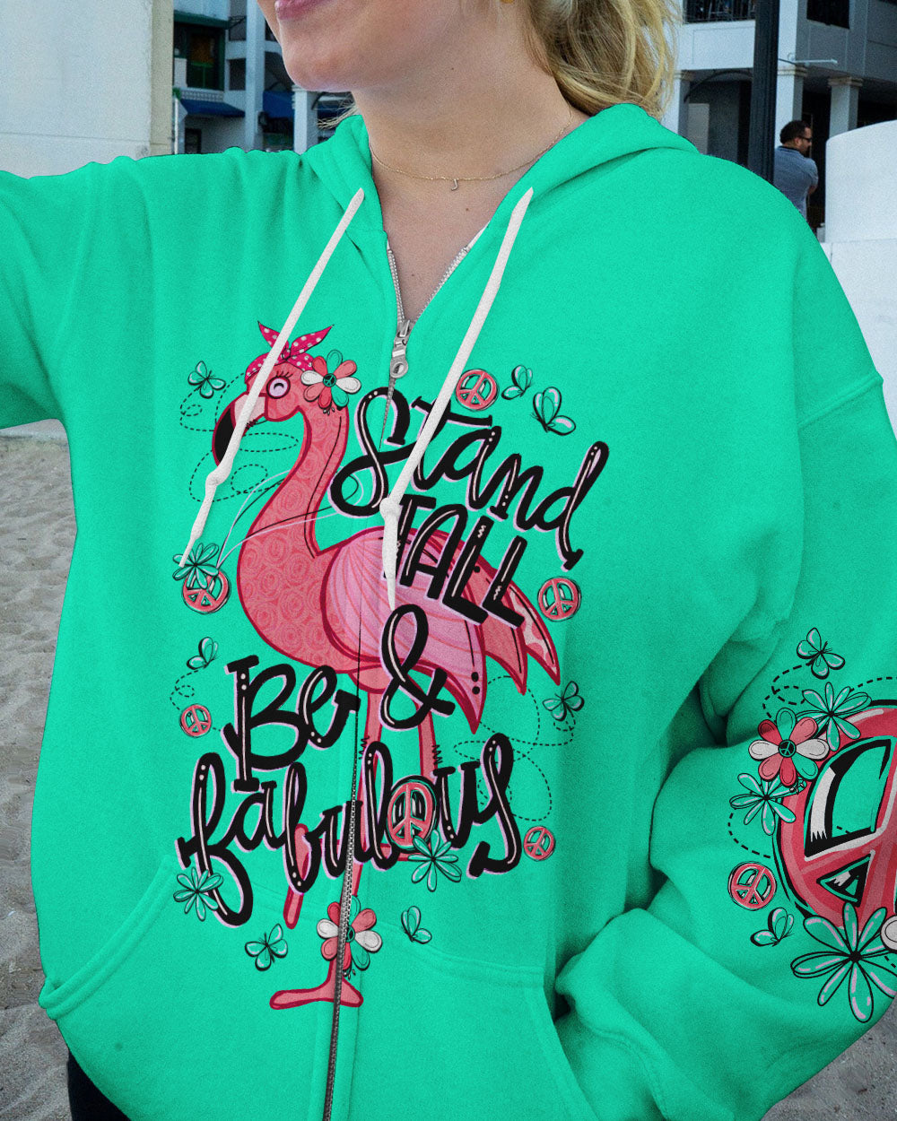 BE FABULOUS FLAMINGO ALL OVER PRINT - TY0607231