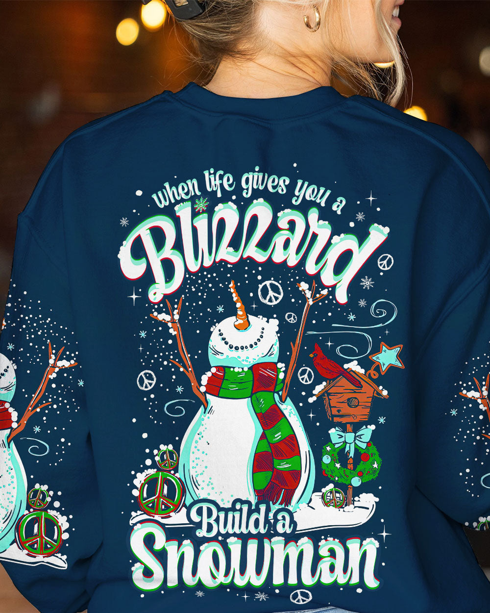GIVES YOU A BLIZZARD CHRISTMAS HOLIDAY ALL OVER PRINT - TY07092313