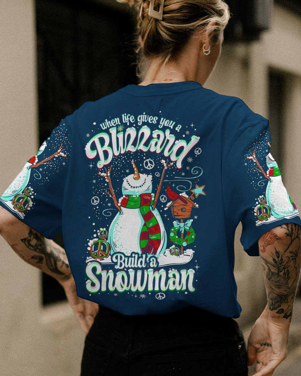 GIVES YOU A BLIZZARD CHRISTMAS HOLIDAY ALL OVER PRINT - TY07092313