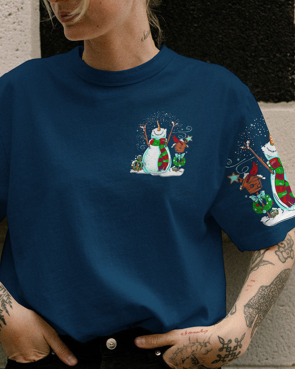 GIVES YOU A BLIZZARD CHRISTMAS HOLIDAY ALL OVER PRINT - TY07092313