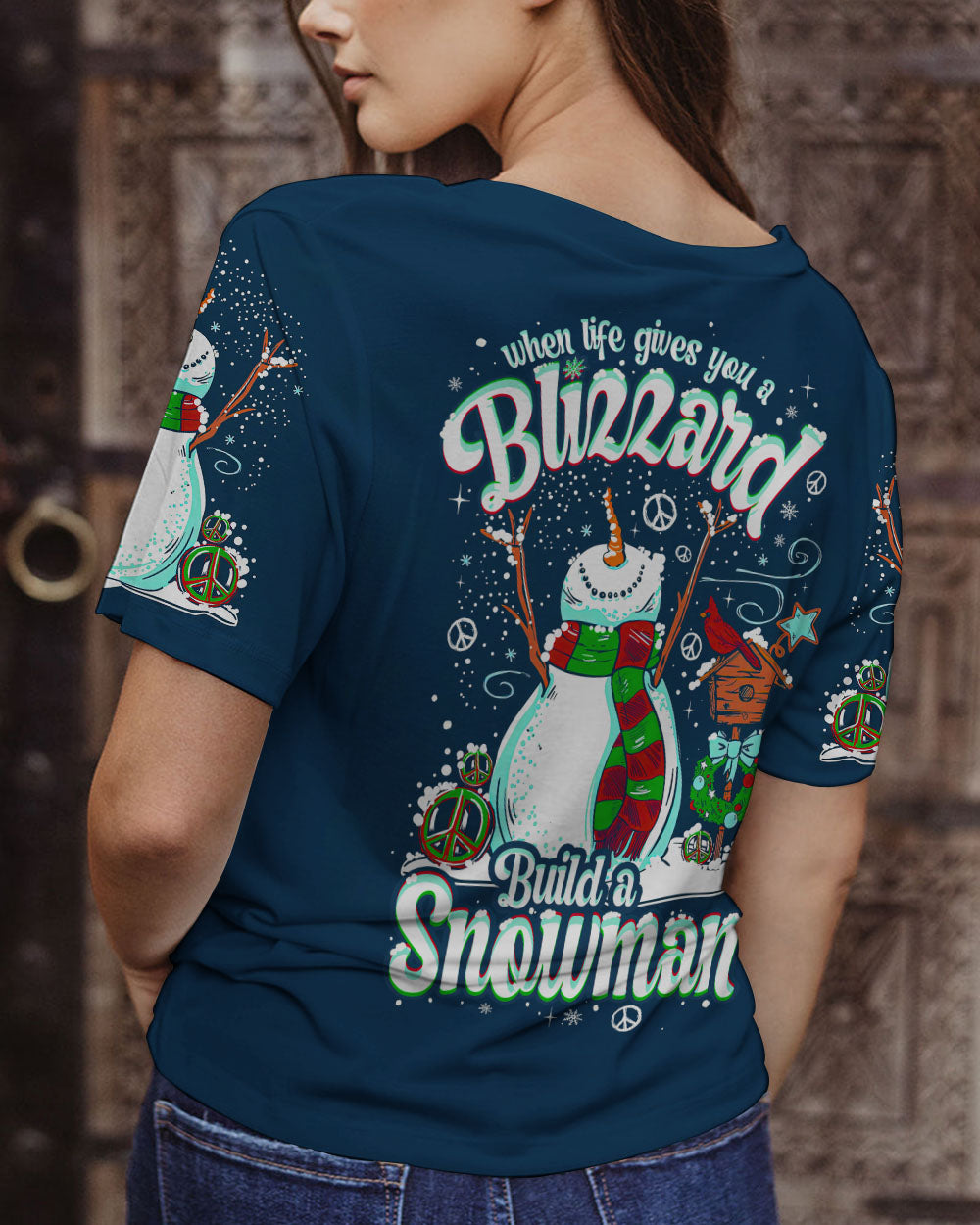 GIVES YOU A BLIZZARD CHRISTMAS HOLIDAY ALL OVER PRINT - TY07092313