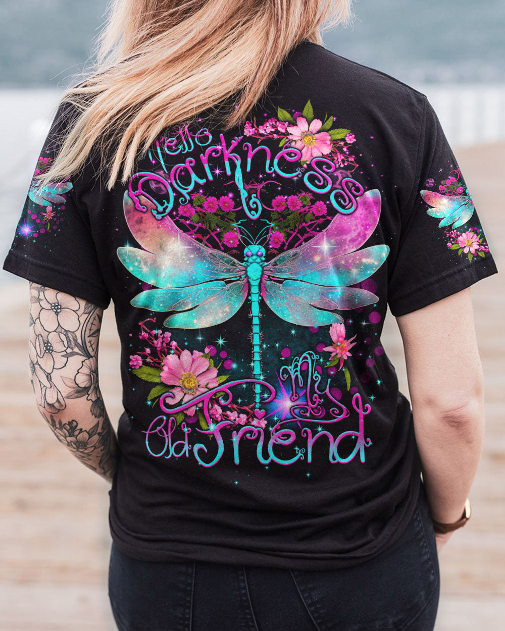 HELLO DARKNESS MY OLD FRIEND ALL OVER PRINT - TY0710232