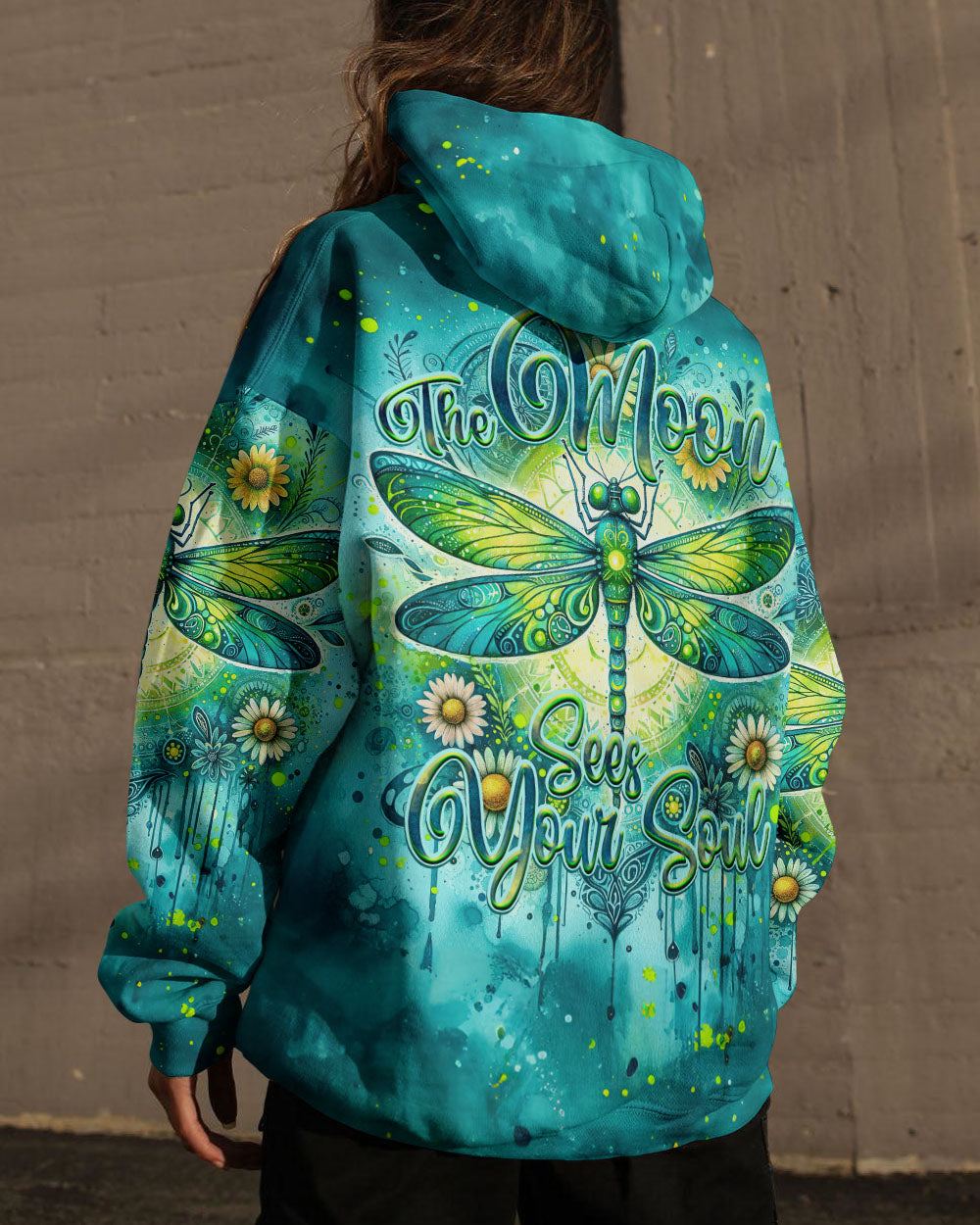 THE MOON SEES YOUR SOUL DRAGONFLY ALL OVER PRINT - TY0712232