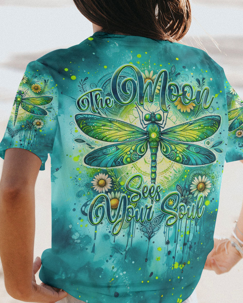 THE MOON SEES YOUR SOUL DRAGONFLY ALL OVER PRINT - TY0712232