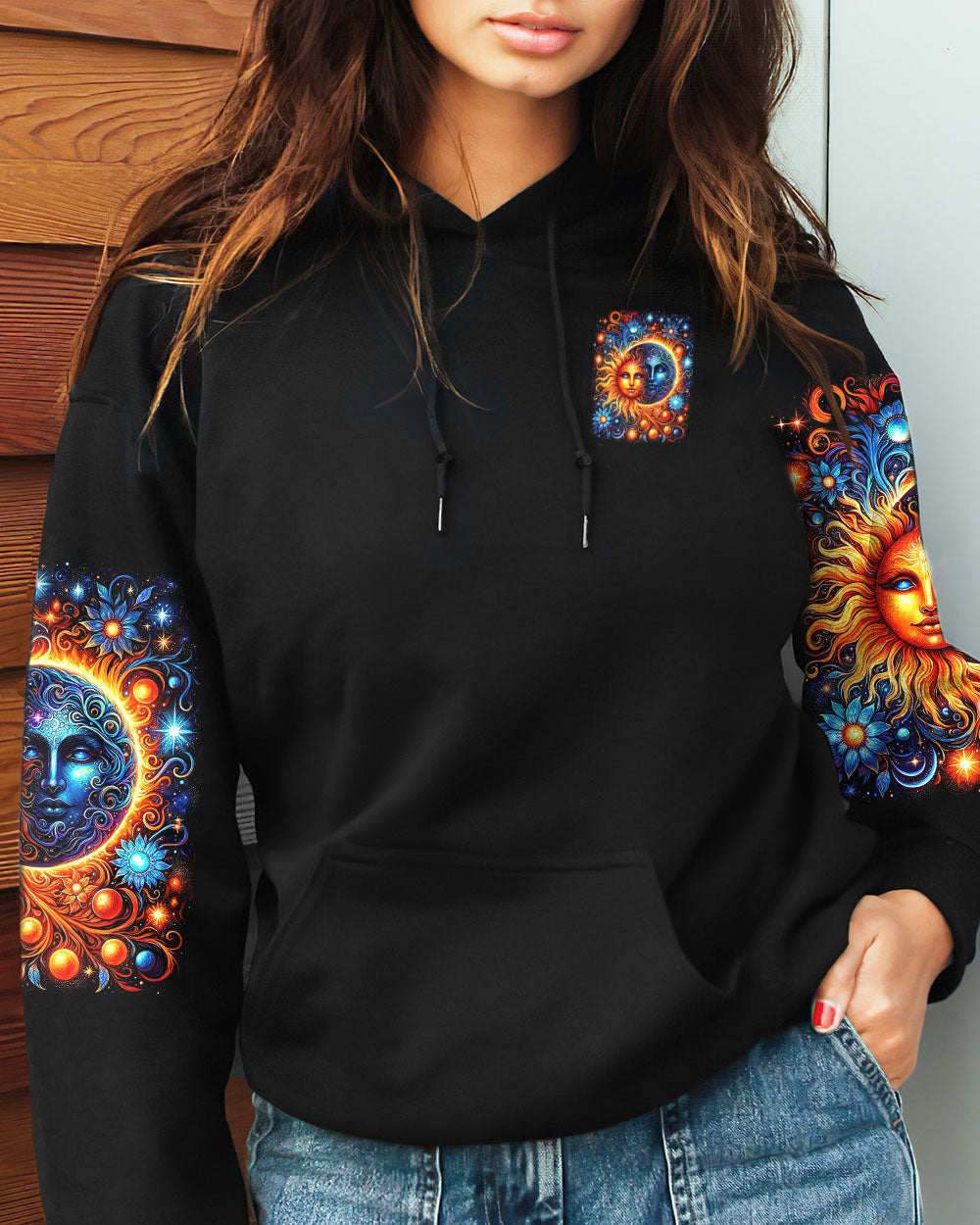 HELLO DARKNESS MY OLD FRIEND SUN AND MOON ALL OVER PRINT - TY0801241