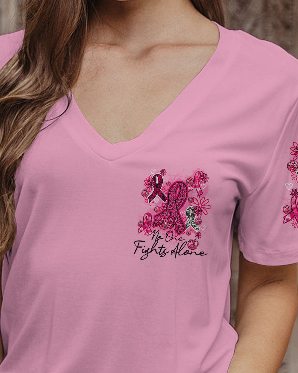 MIRACLES CAN HAPPEN PINK ALL OVER PRINT - TY0808232