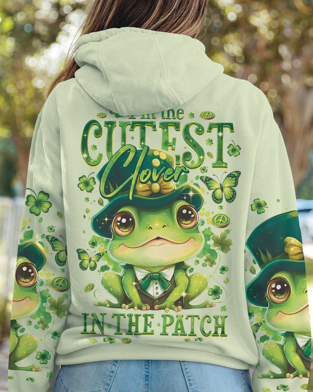 CUTEST CLOVER FROG PATRICK'S DAY ALL OVER PRINT - TY0901241