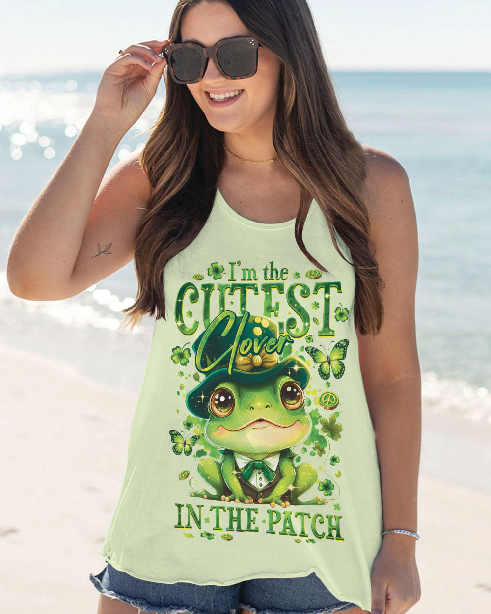 CUTEST CLOVER FROG PATRICK'S DAY ALL OVER PRINT - TY0901241
