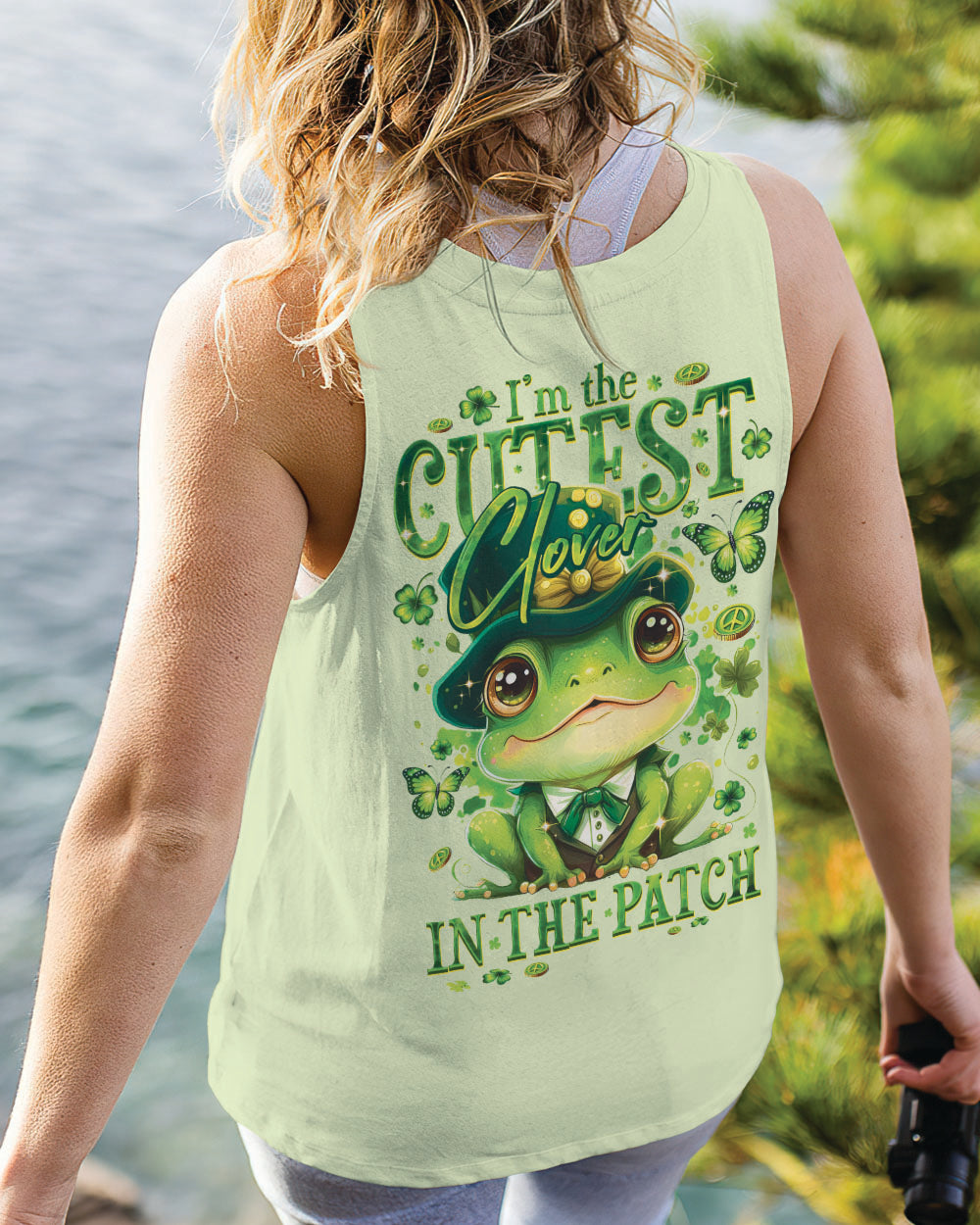 CUTEST CLOVER FROG PATRICK'S DAY ALL OVER PRINT - TY0901241