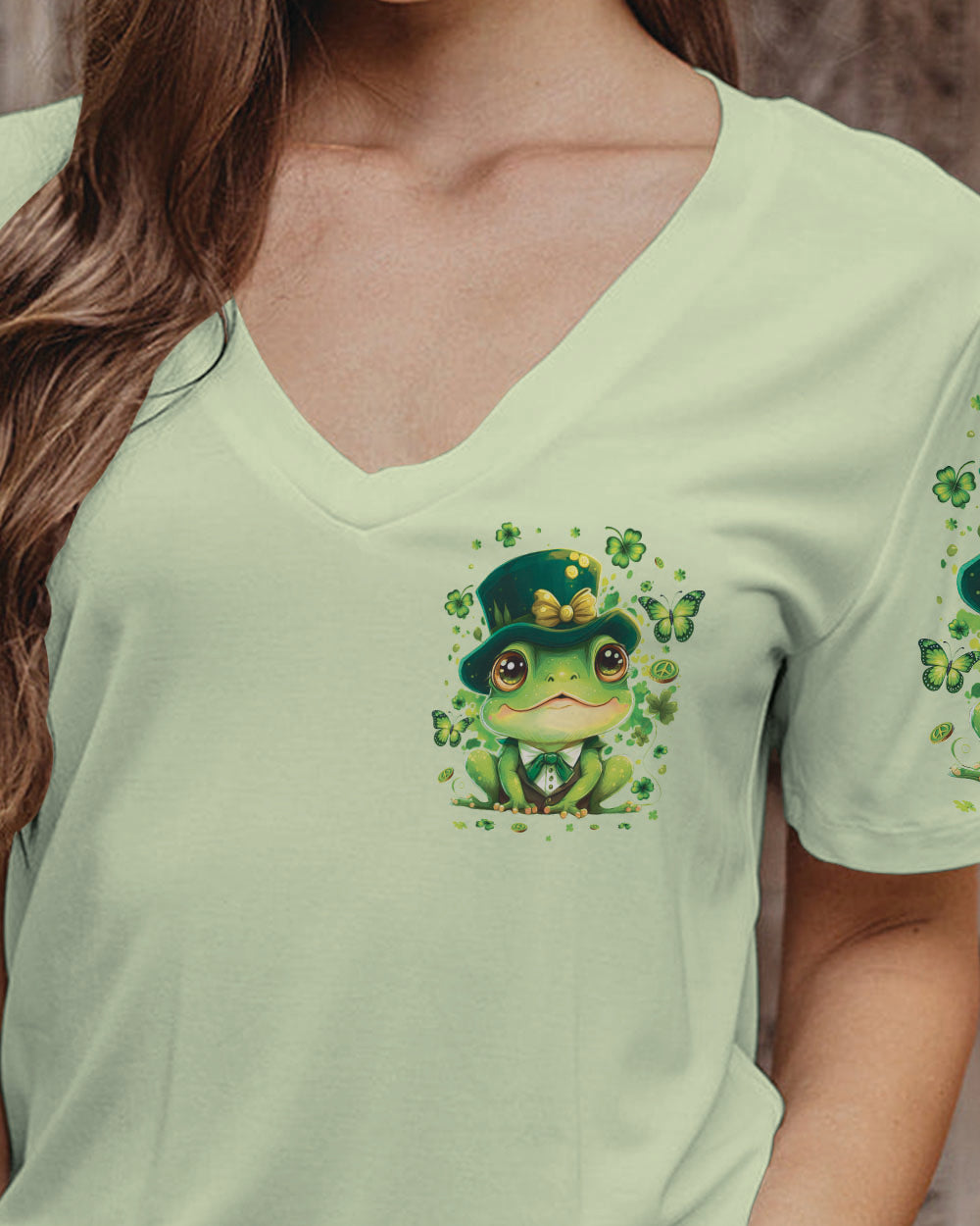 CUTEST CLOVER FROG PATRICK'S DAY ALL OVER PRINT - TY0901241