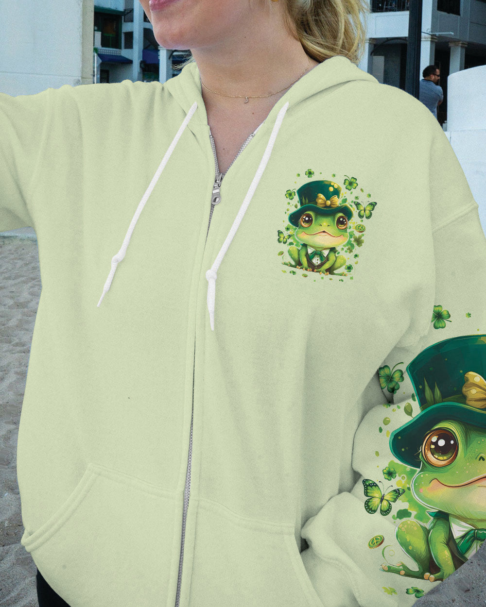 CUTEST CLOVER FROG PATRICK'S DAY ALL OVER PRINT - TY0901241