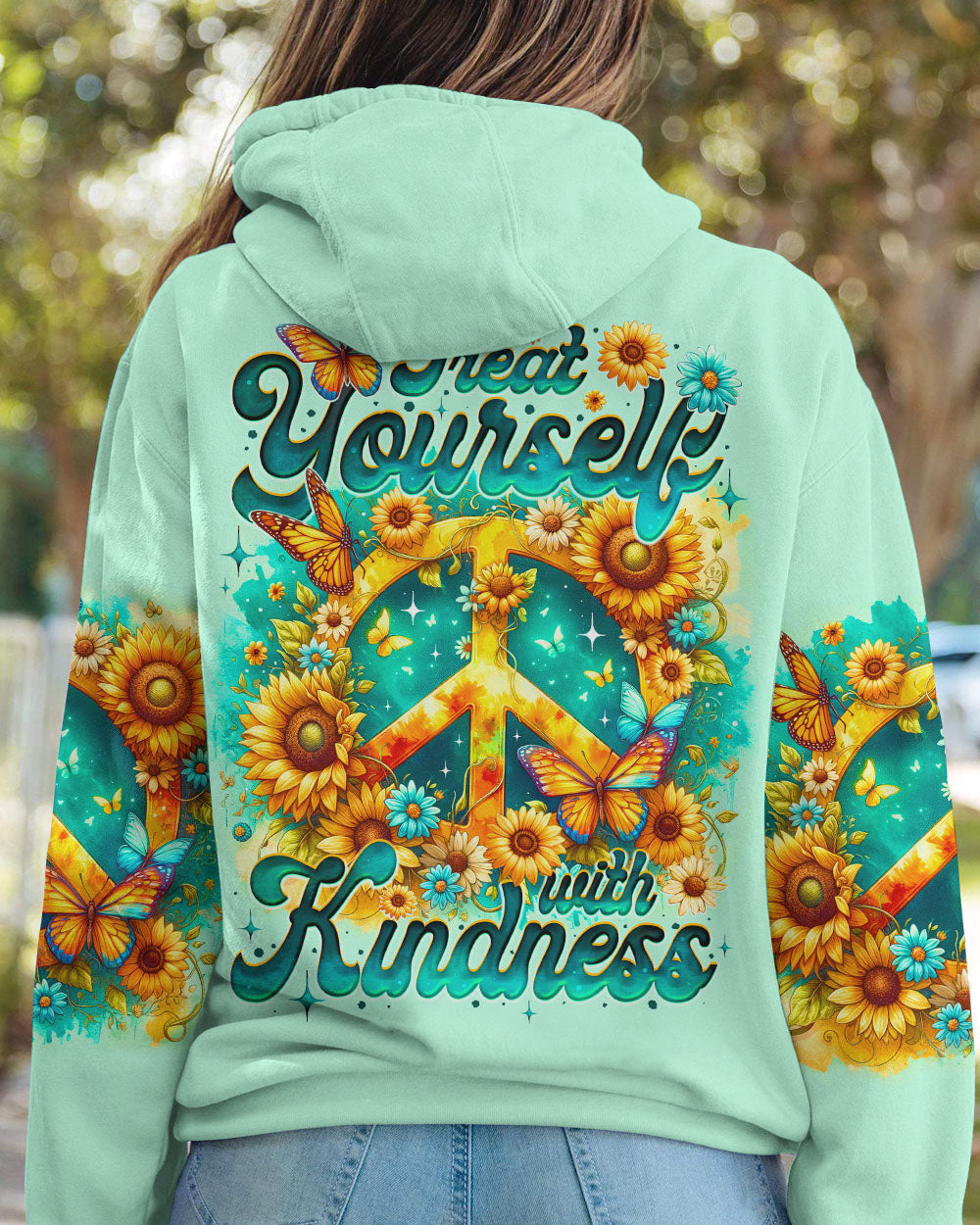 TREAT YOURSELF WITH KINDNESS ALL OVER PRINT - TY0905243