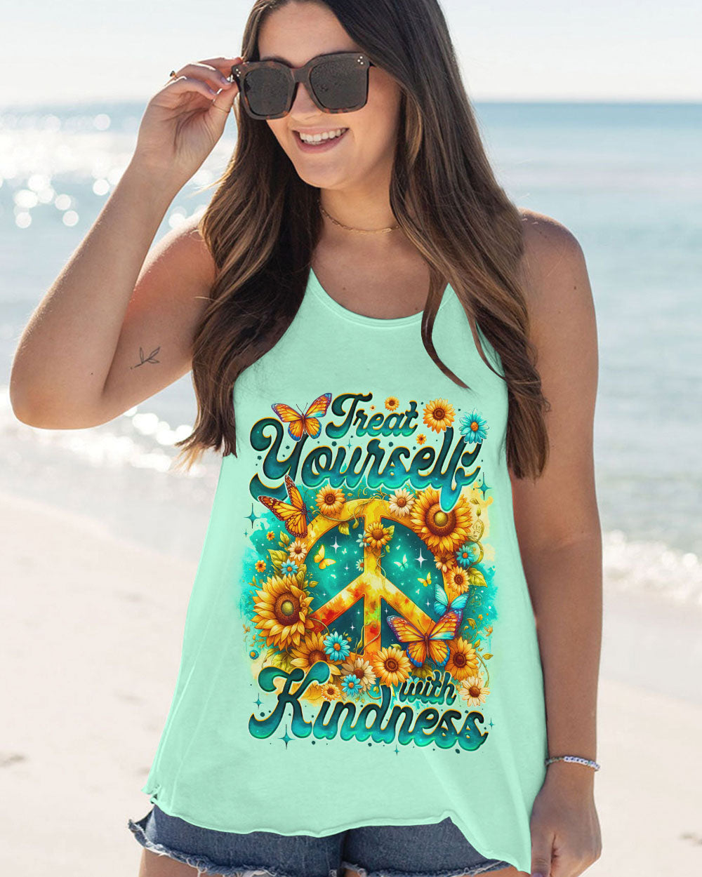 TREAT YOURSELF WITH KINDNESS ALL OVER PRINT - TY0905243