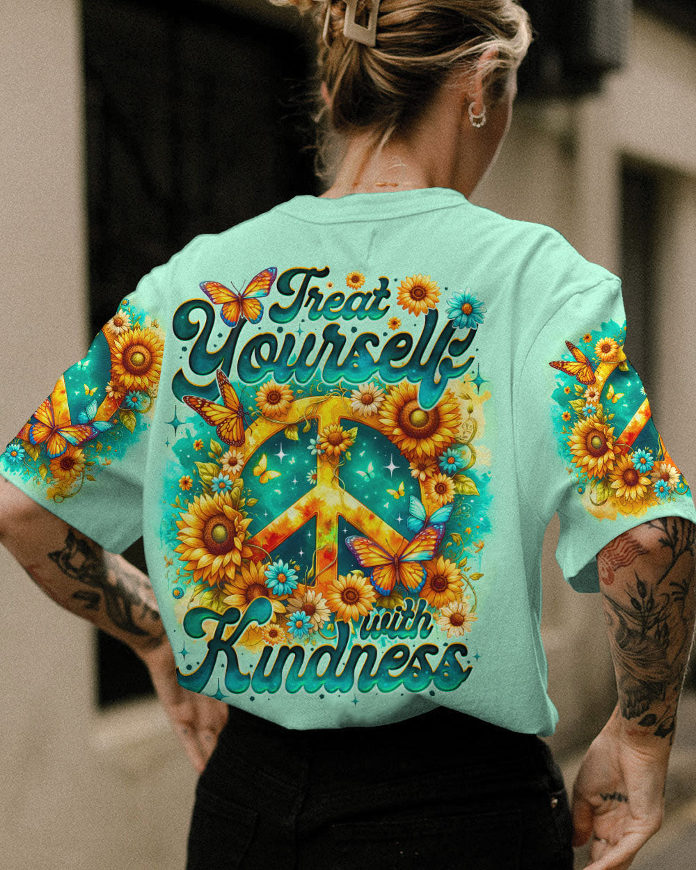 TREAT YOURSELF WITH KINDNESS ALL OVER PRINT - TY0905243