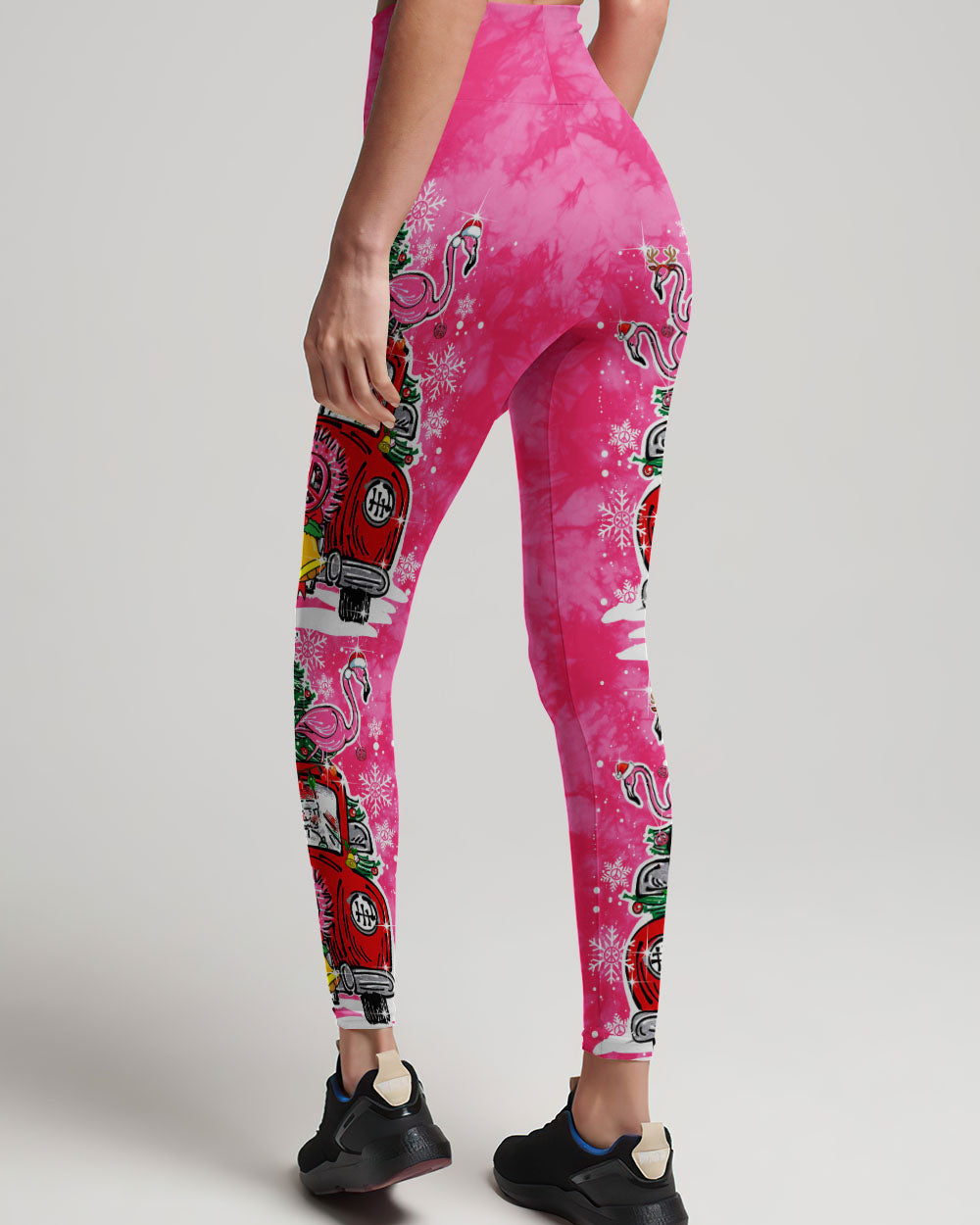 JINGLE ALL THE WAY FLAMINGO CHRISTMAS ALL OVER PRINT - TY0910231