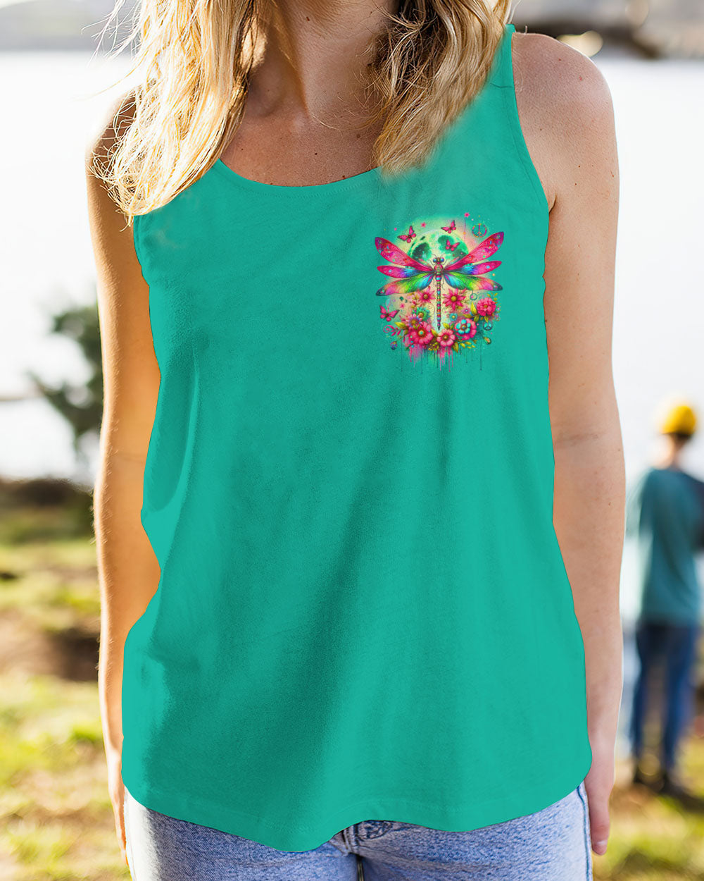 BE YOU THE WORLD WILL ADJUST DRAGONFLY ALL OVER PRINT - TY0912231