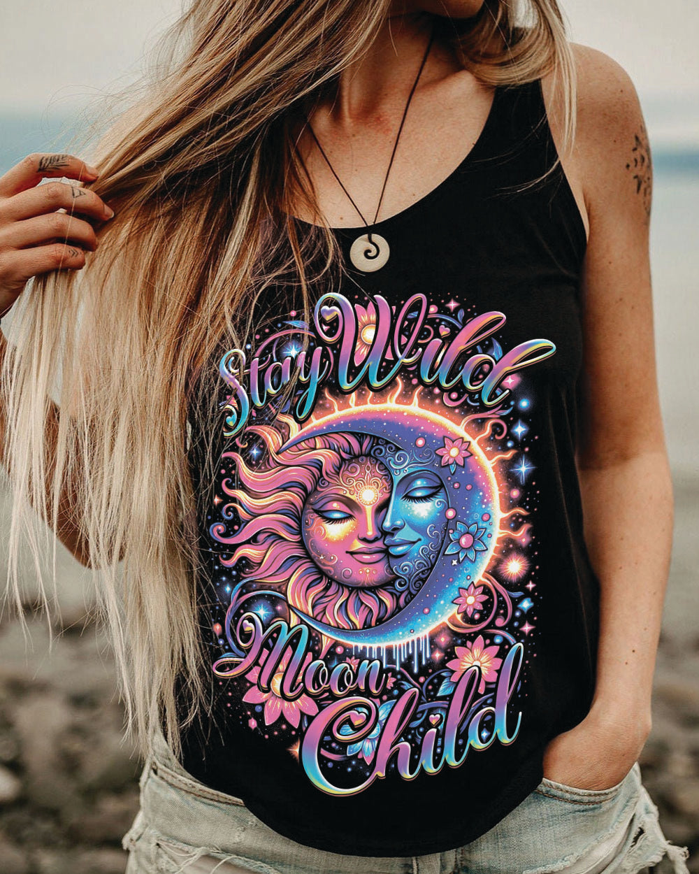 STAY WILD MOON CHILD ALL OVER PRINT - TY1001241