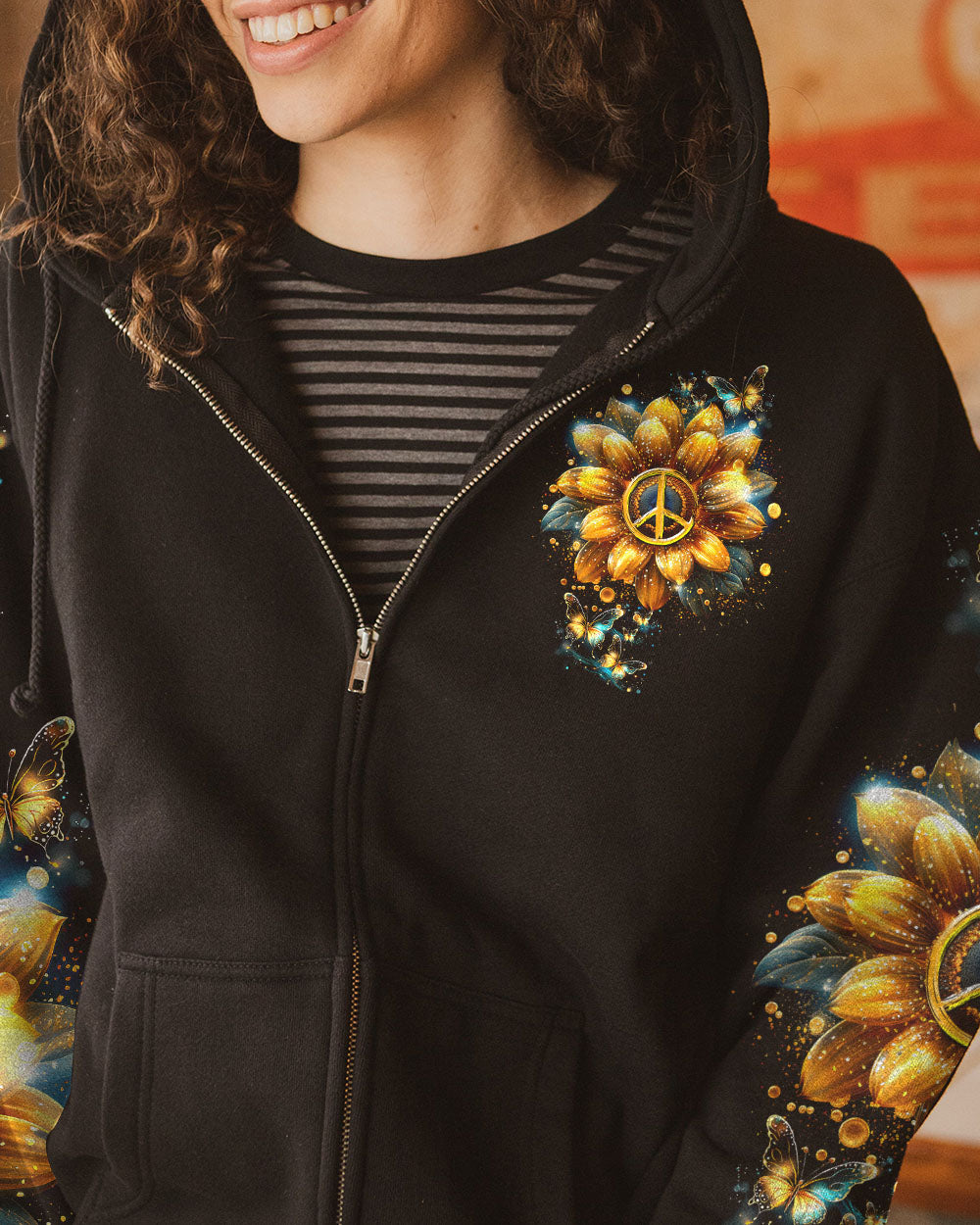 JUST BELIEVE SUNFLOWER ALL OVER PRINT - TY1107231
