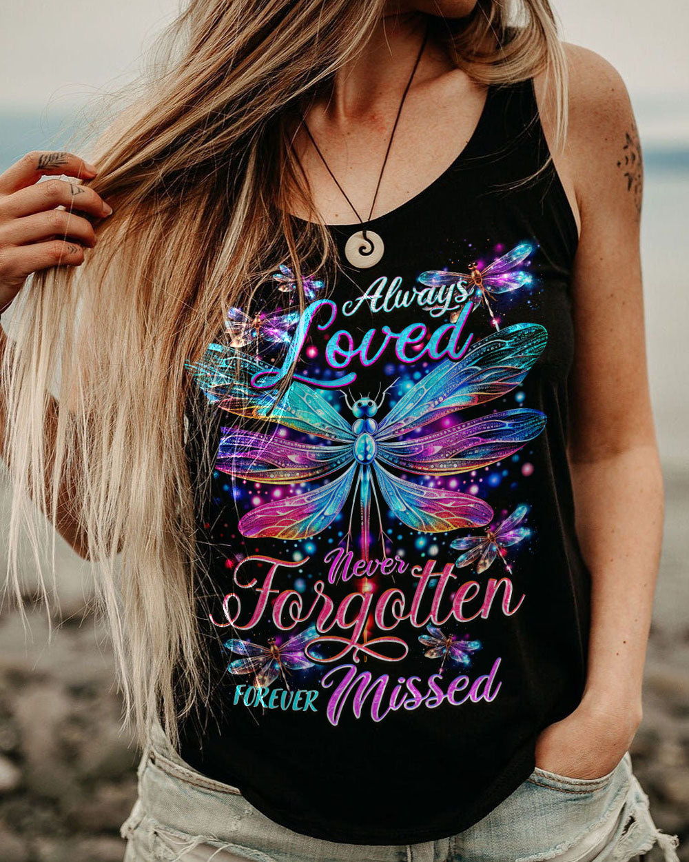 ALWAYS LOVED DRAGONFLY ALL OVER PRINT - TY1207231