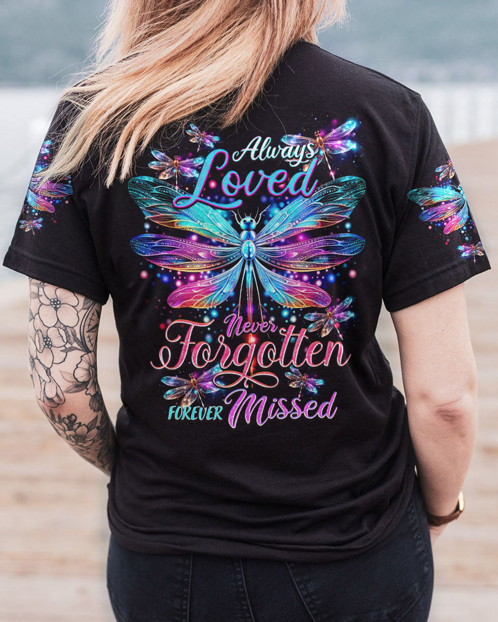 ALWAYS LOVED DRAGONFLY ALL OVER PRINT - TY1207231