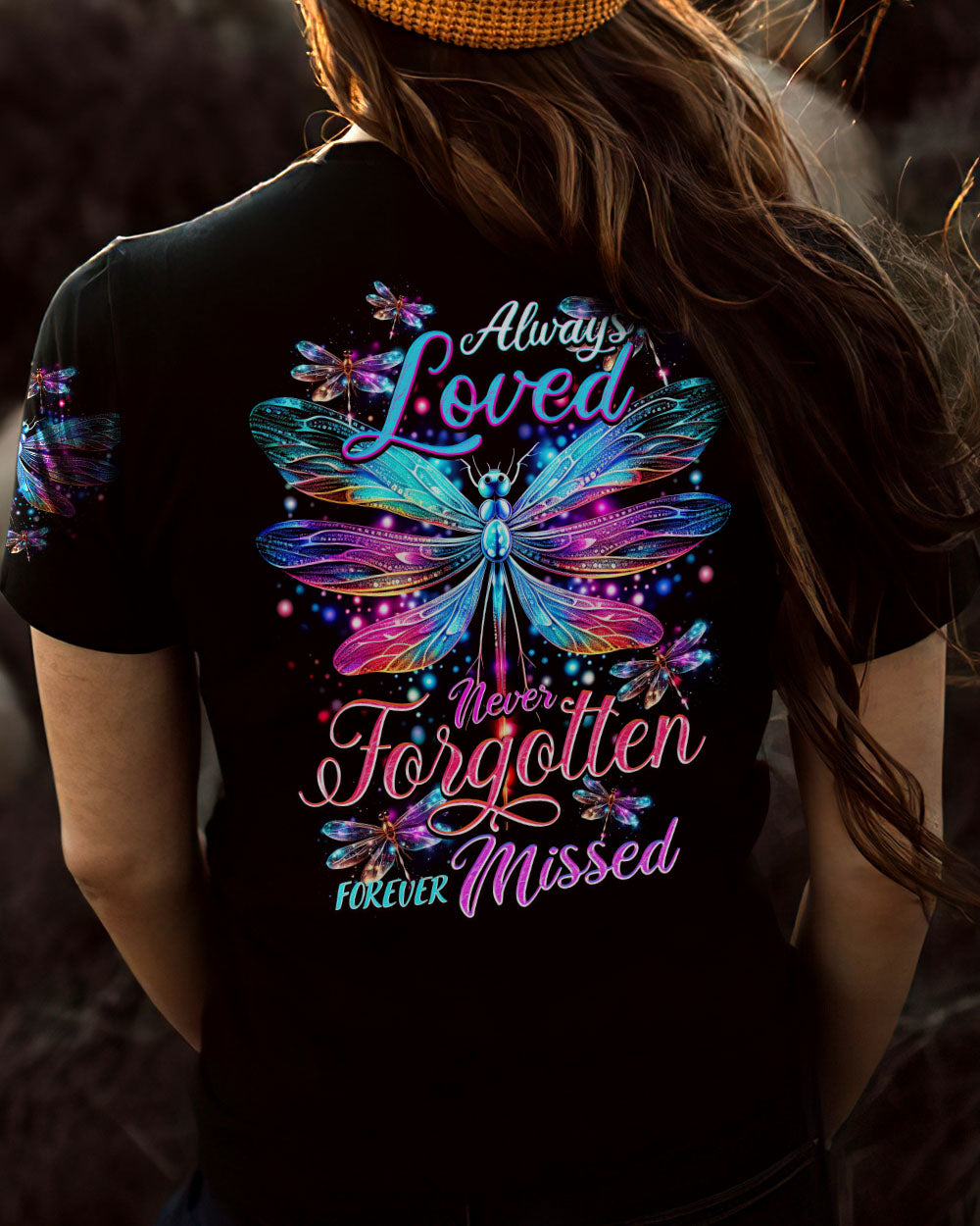 ALWAYS LOVED DRAGONFLY ALL OVER PRINT - TY1207231