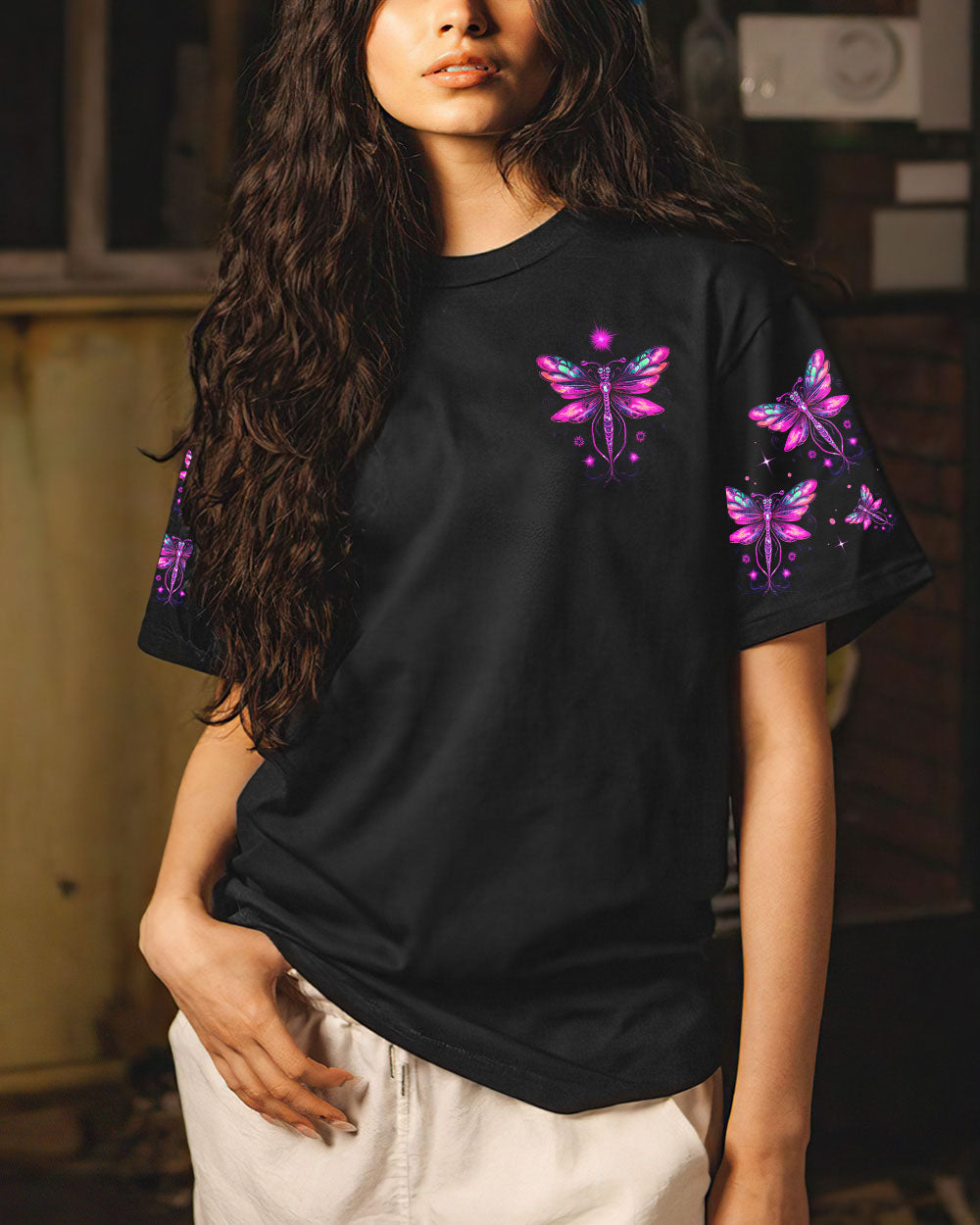 JUST BELIEVE DRAGONFLY ALL OVER PRINT - TY1407231
