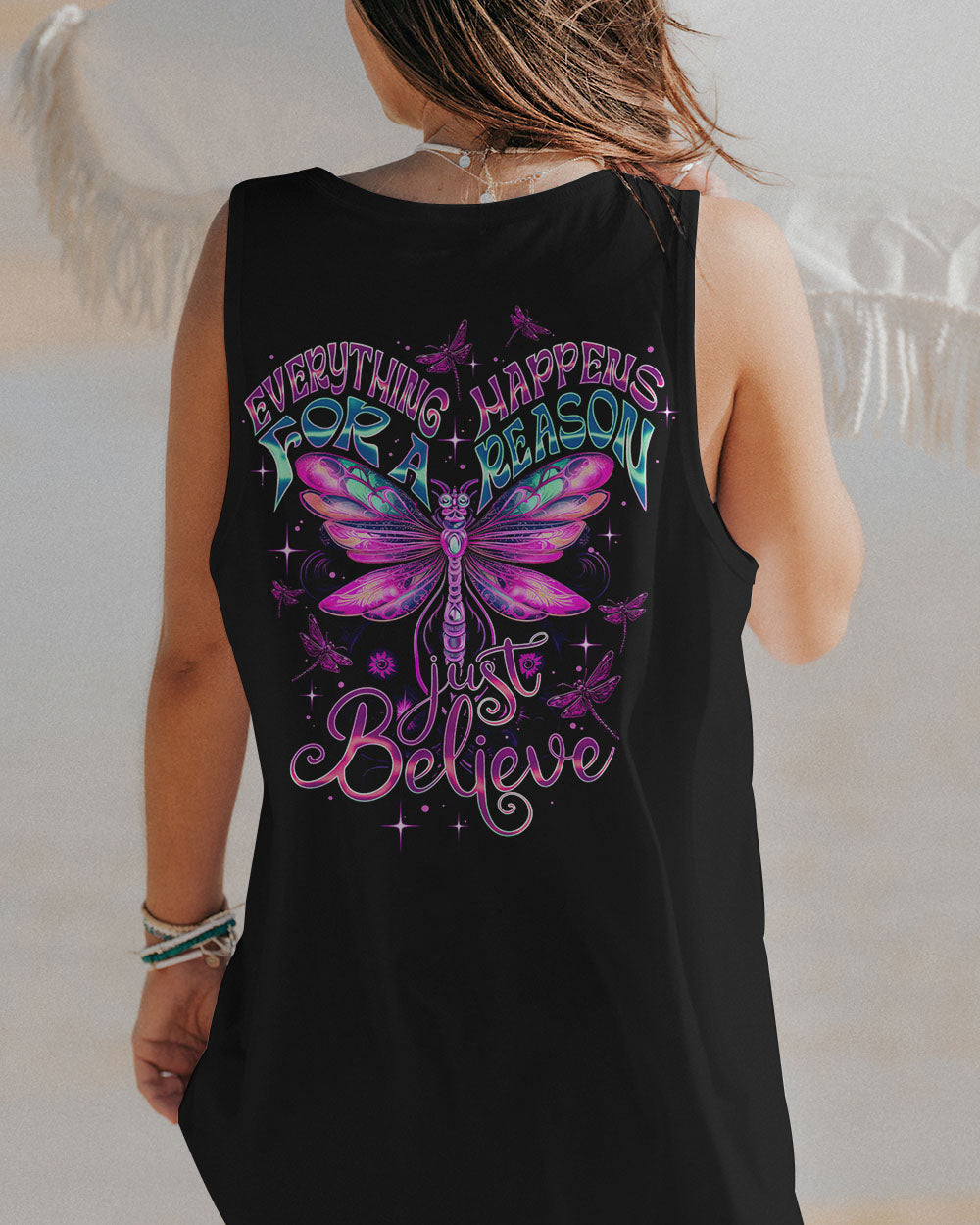 JUST BELIEVE DRAGONFLY ALL OVER PRINT - TY1407231