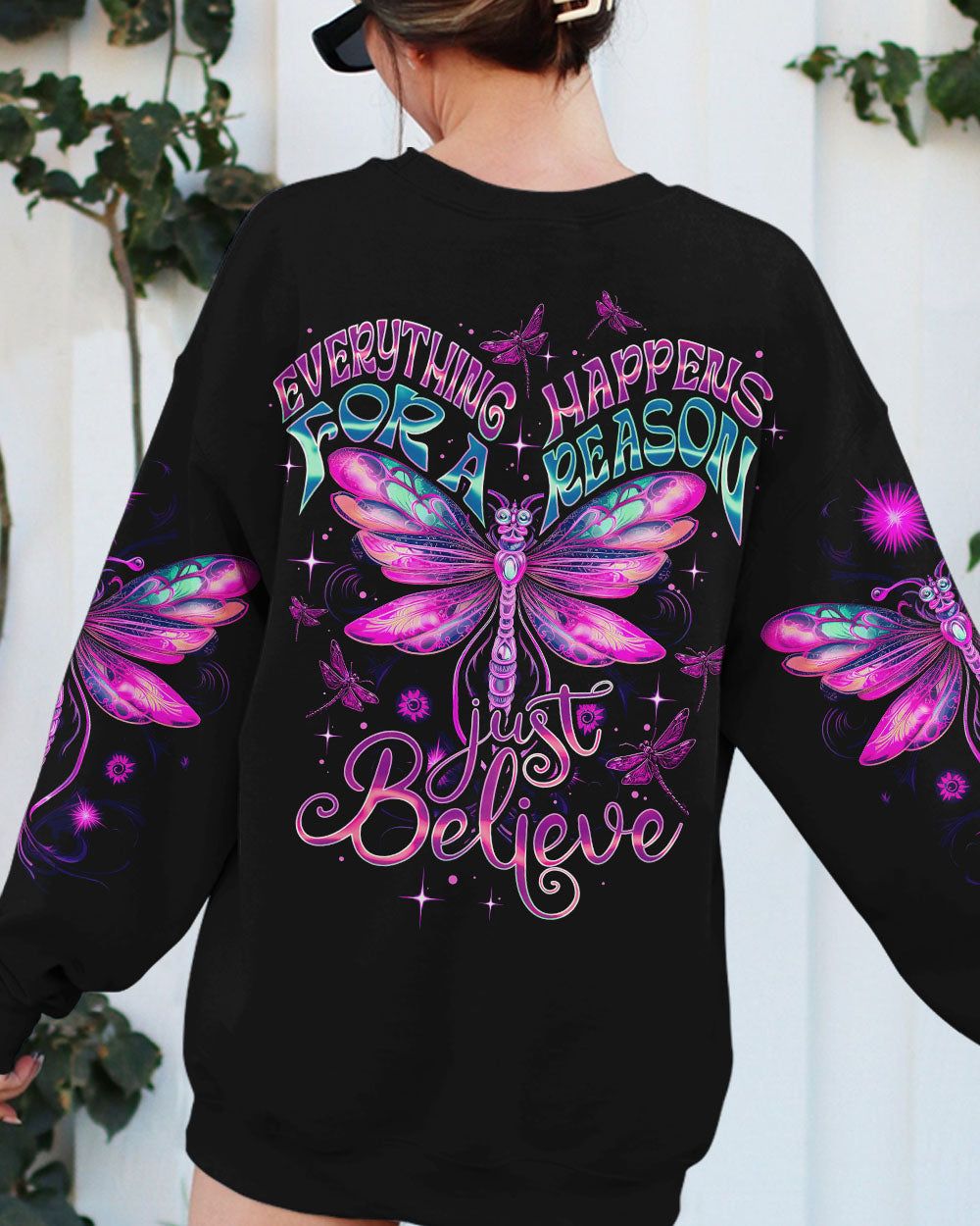 JUST BELIEVE DRAGONFLY ALL OVER PRINT - TY1407231