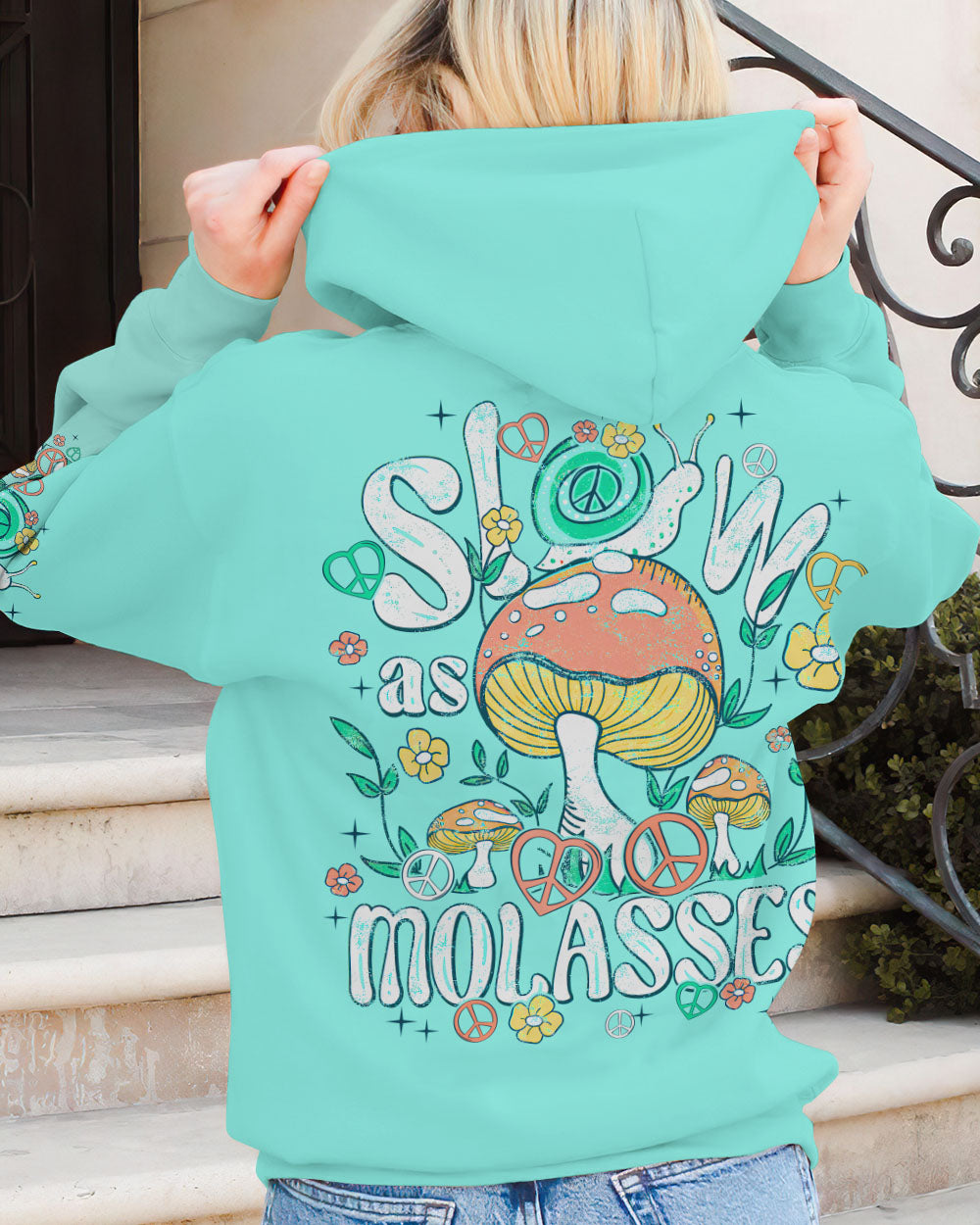 SNAIL SLOW AS MOLASSES ALL OVER PRINT - TY1408231