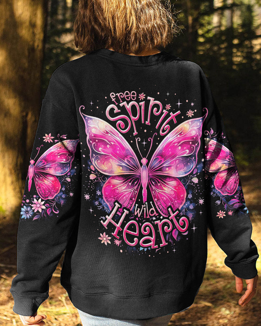 FREE SPIRIT BUTTERFLY ALL OVER PRINT - TY1408231
