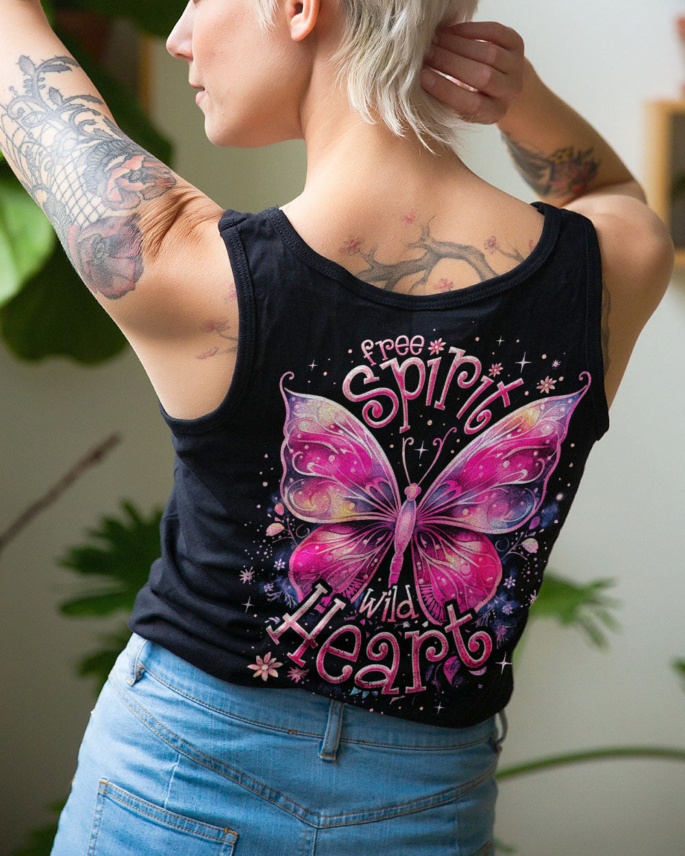 FREE SPIRIT BUTTERFLY ALL OVER PRINT - TY1408231