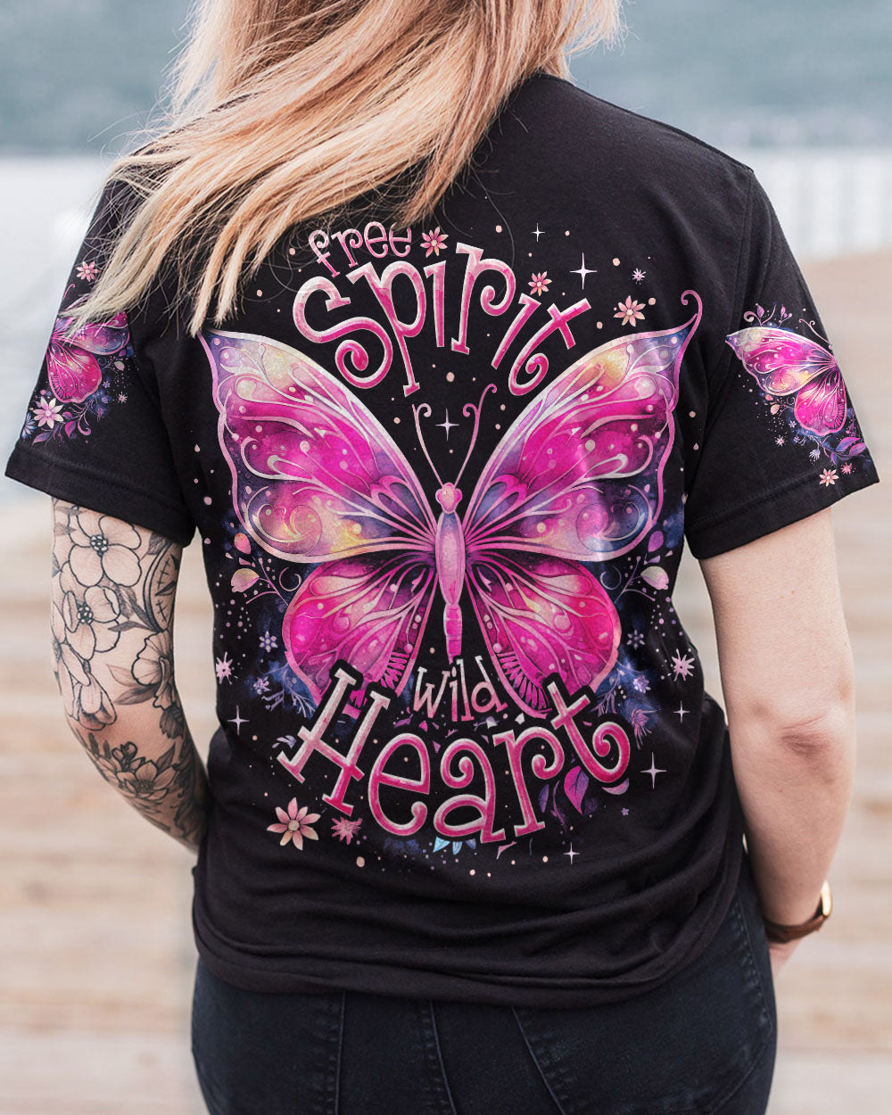 FREE SPIRIT BUTTERFLY ALL OVER PRINT - TY1408231