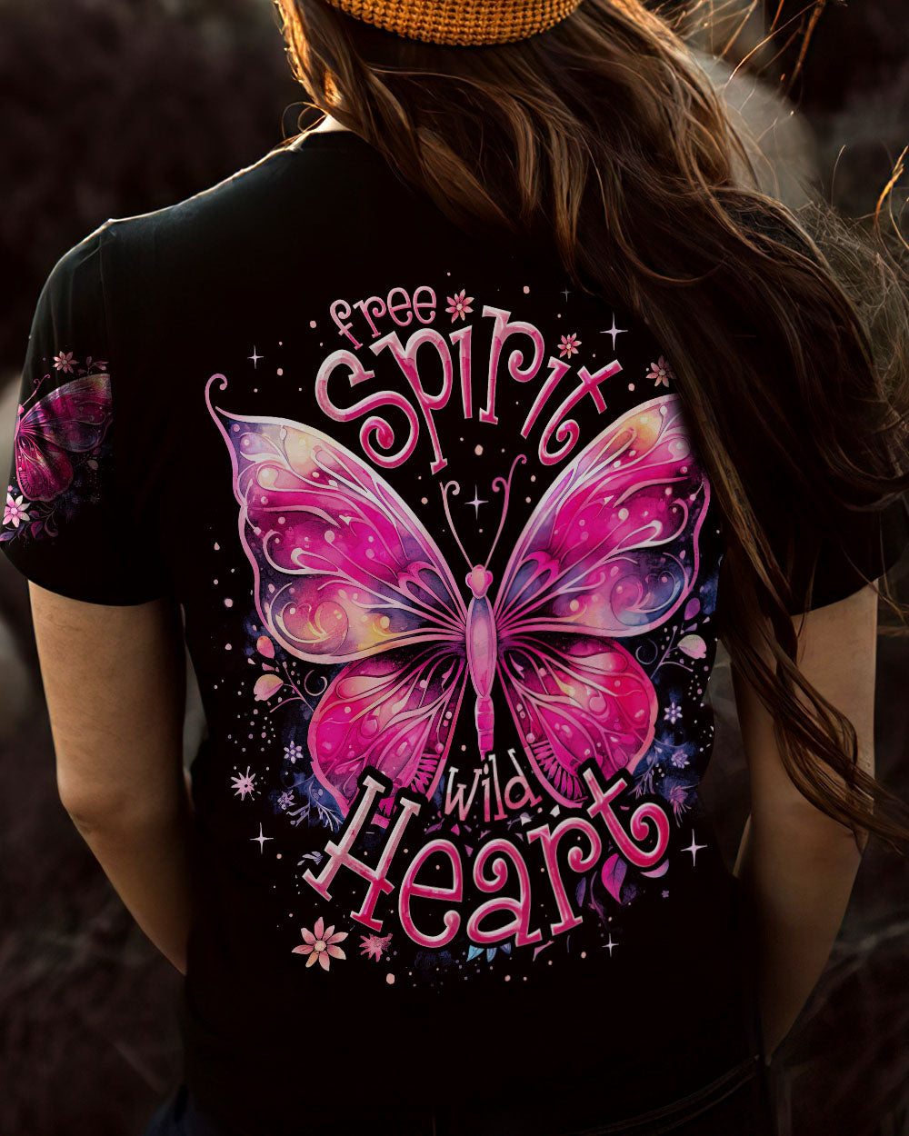 FREE SPIRIT BUTTERFLY ALL OVER PRINT - TY1408231