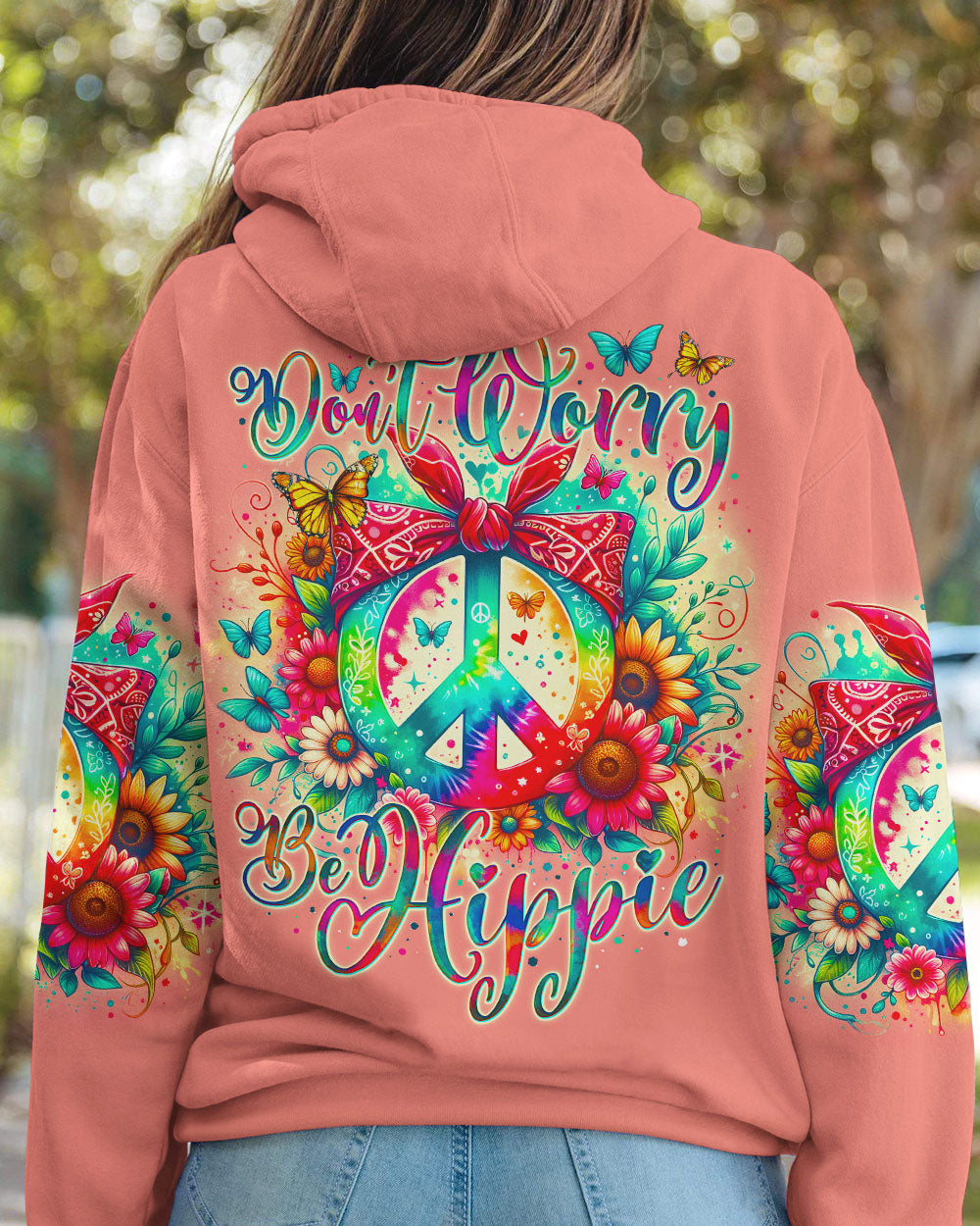 DON'T WORRY BE HIPPIE ALL OVER PRINT - TY1505242