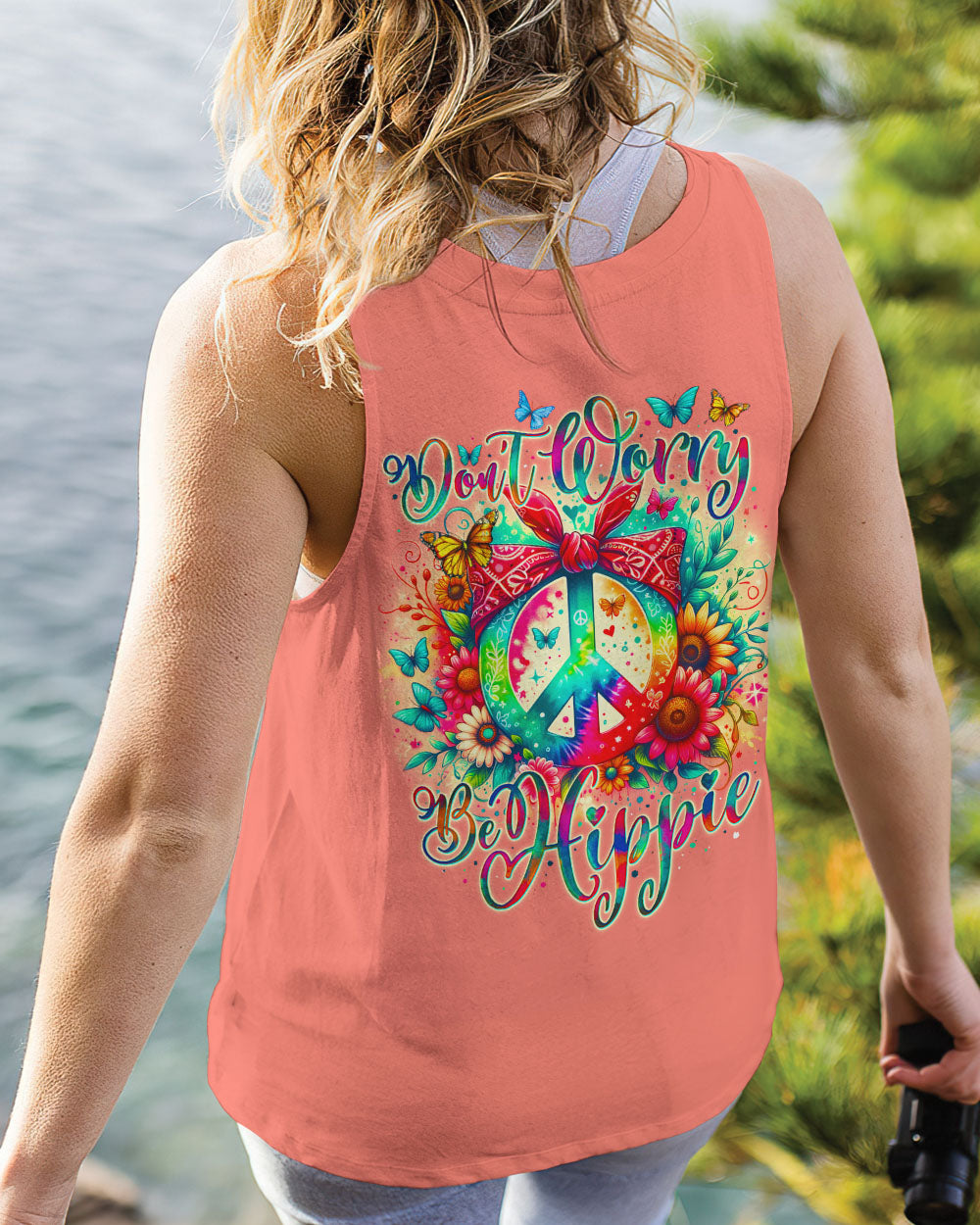 DON'T WORRY BE HIPPIE ALL OVER PRINT - TY1505242