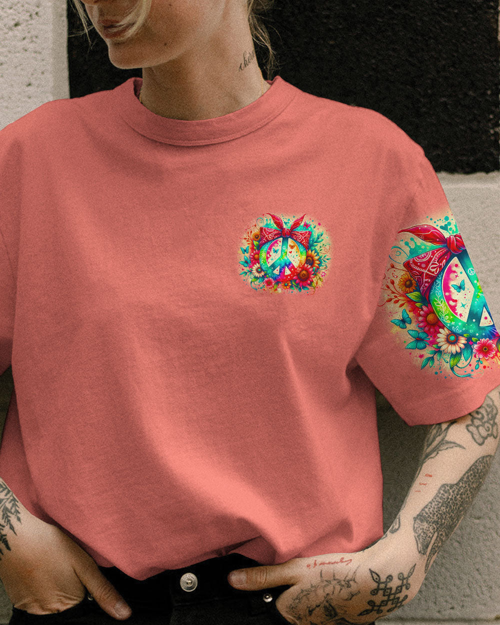 DON'T WORRY BE HIPPIE ALL OVER PRINT - TY1505242