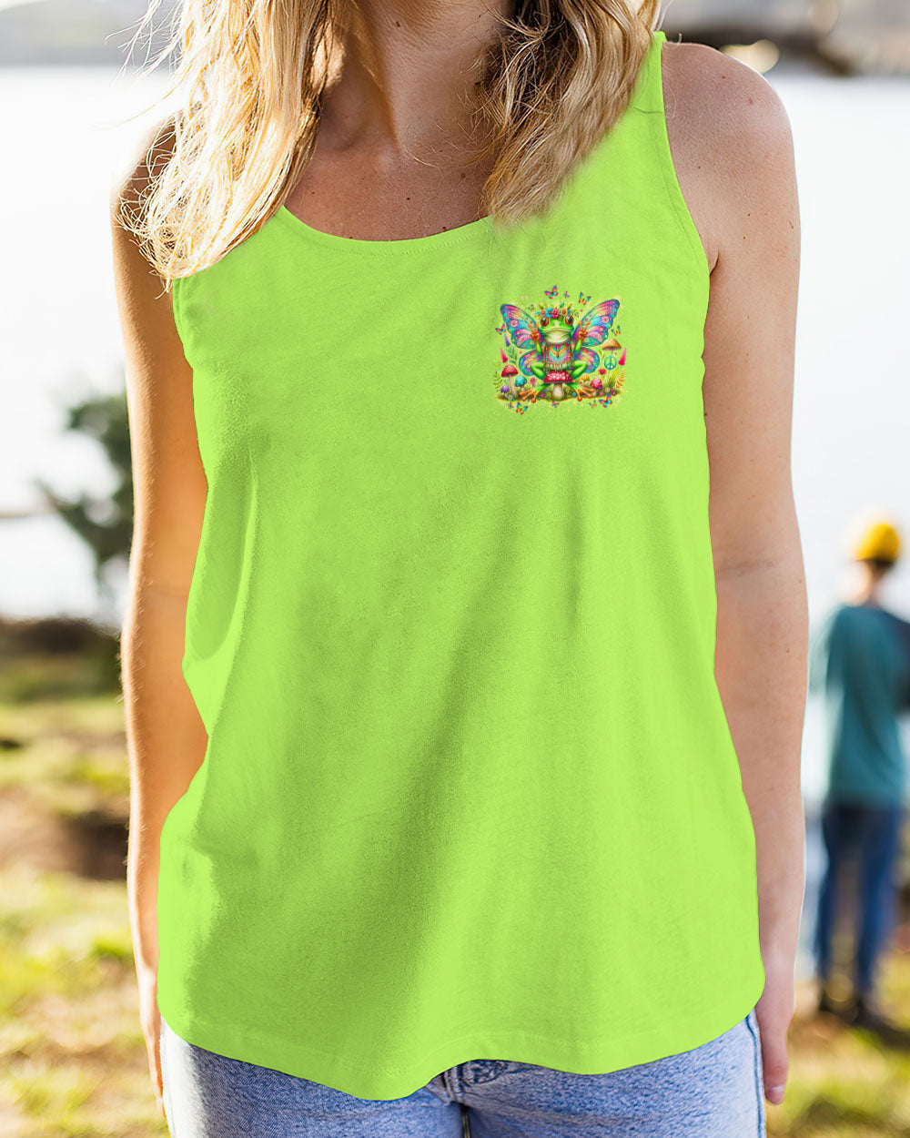 BE YOU THE WORLD WILL ADJUST FROG ALL OVER PRINT - TY1610232